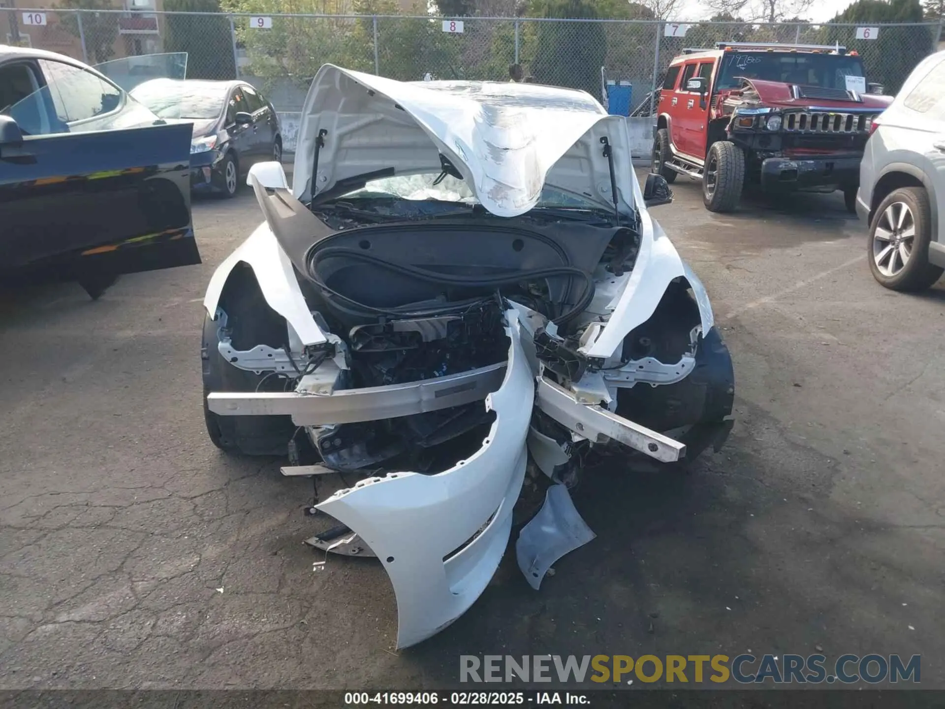 6 Photograph of a damaged car 5YJ3E1EA0MF022920 TESLA MODEL 3 2021