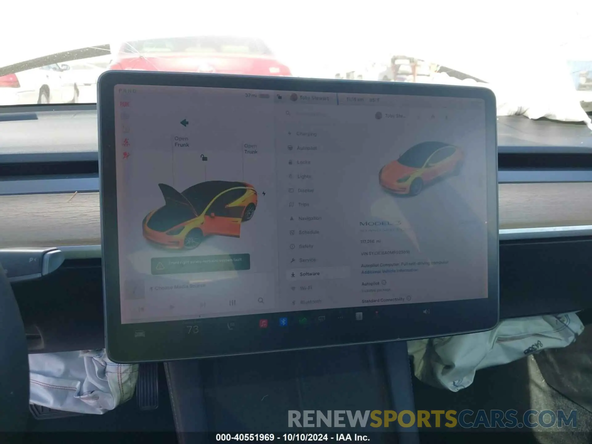 19 Photograph of a damaged car 5YJ3E1EA0MF023016 TESLA MODEL 3 2021