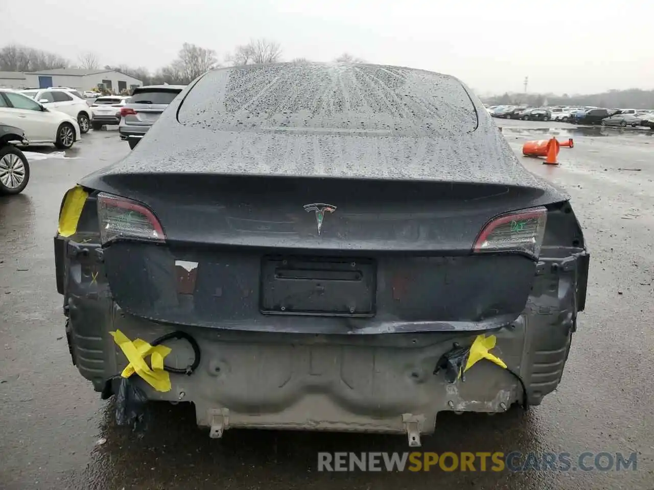 6 Photograph of a damaged car 5YJ3E1EA0MF023386 TESLA MODEL 3 2021