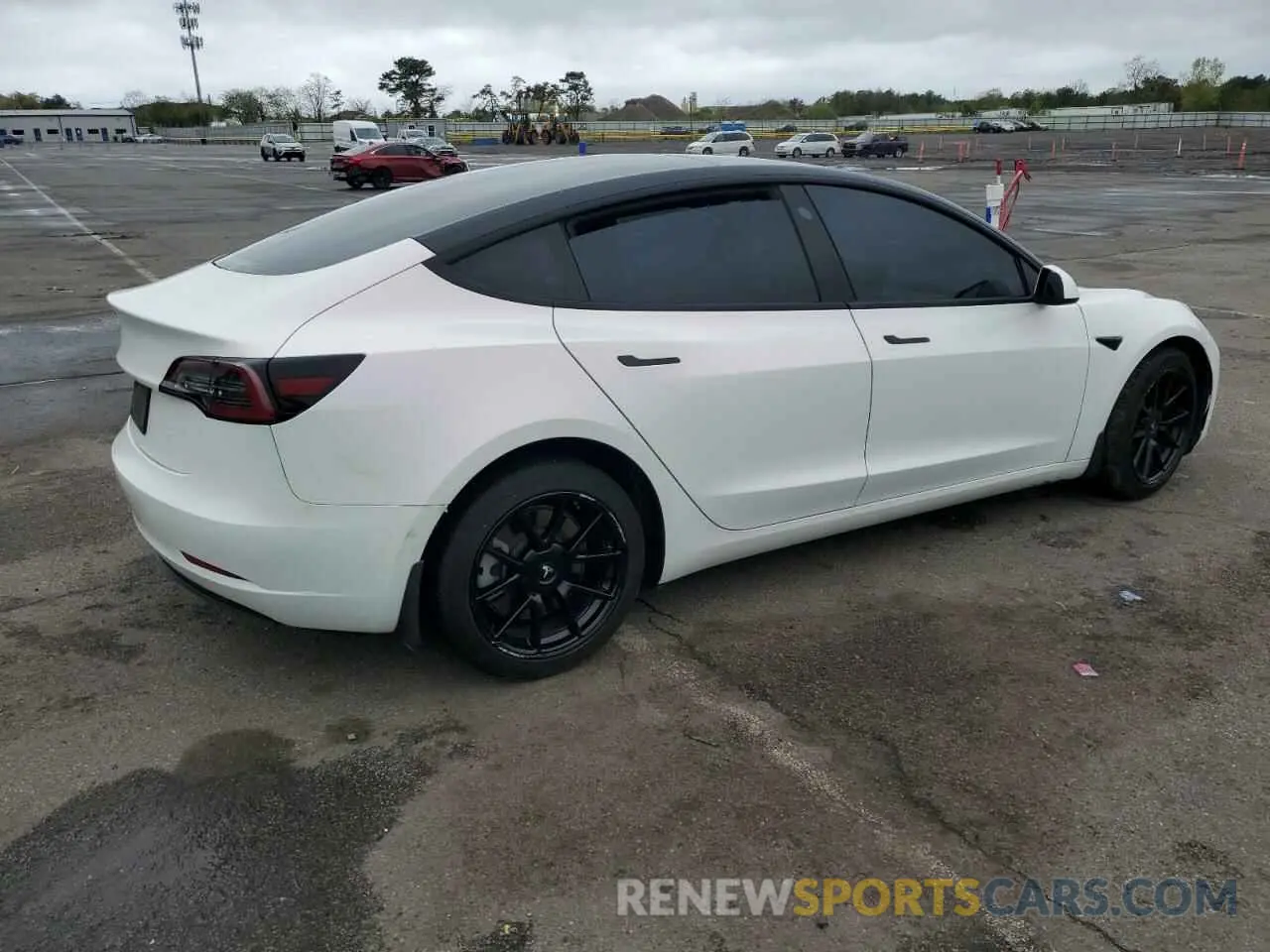3 Photograph of a damaged car 5YJ3E1EA0MF029723 TESLA MODEL 3 2021