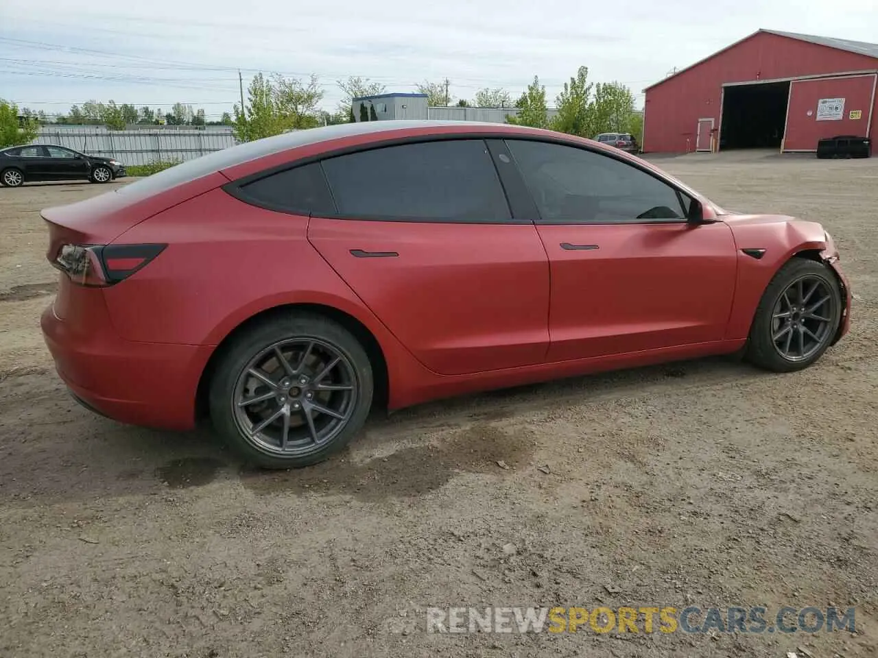 3 Photograph of a damaged car 5YJ3E1EA0MF054170 TESLA MODEL 3 2021