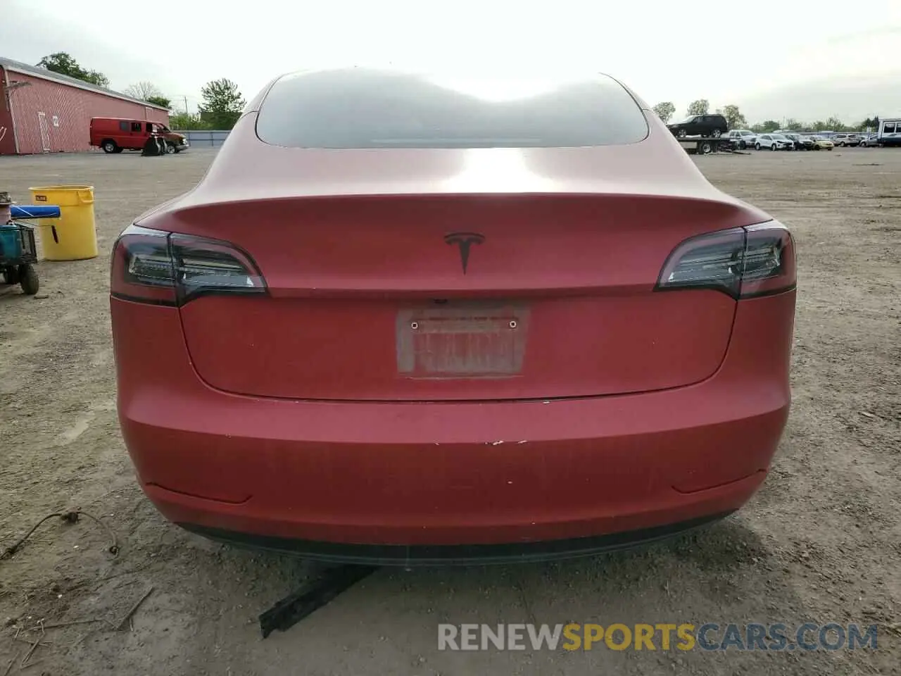 6 Photograph of a damaged car 5YJ3E1EA0MF054170 TESLA MODEL 3 2021