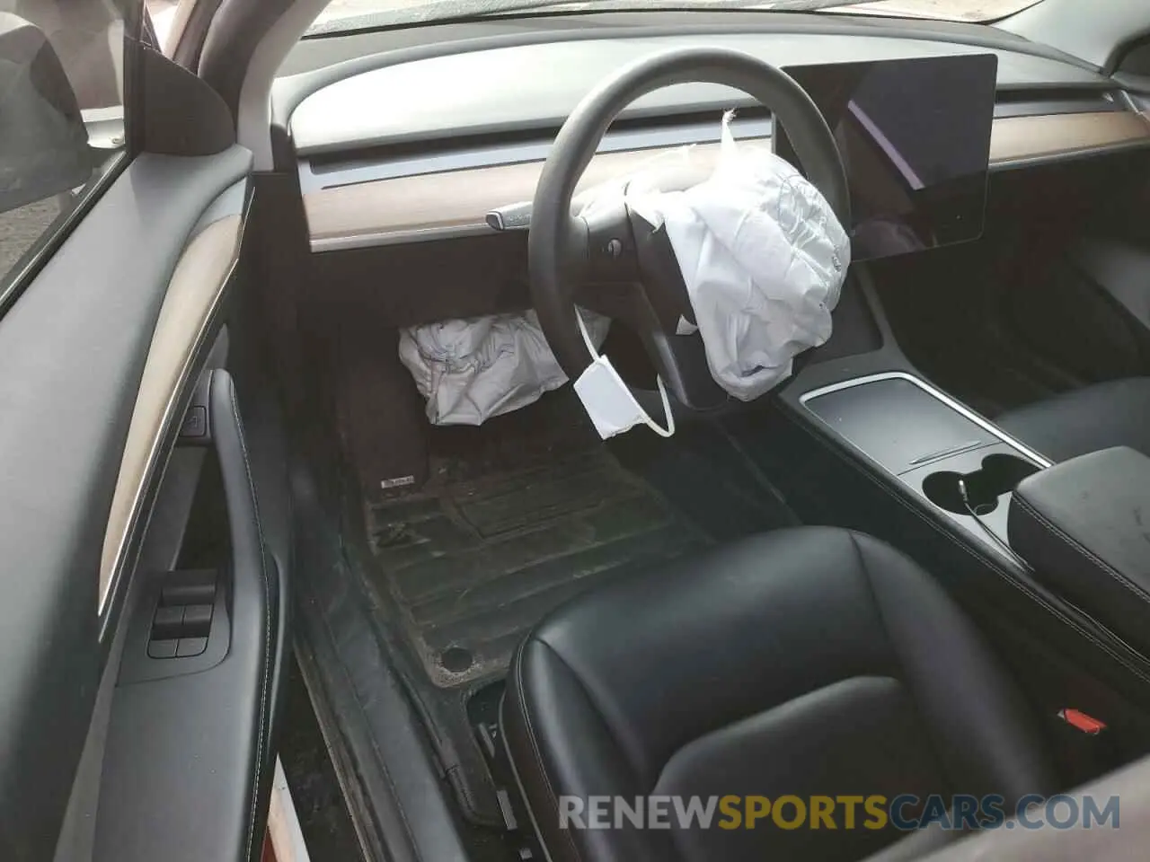 8 Photograph of a damaged car 5YJ3E1EA0MF054170 TESLA MODEL 3 2021