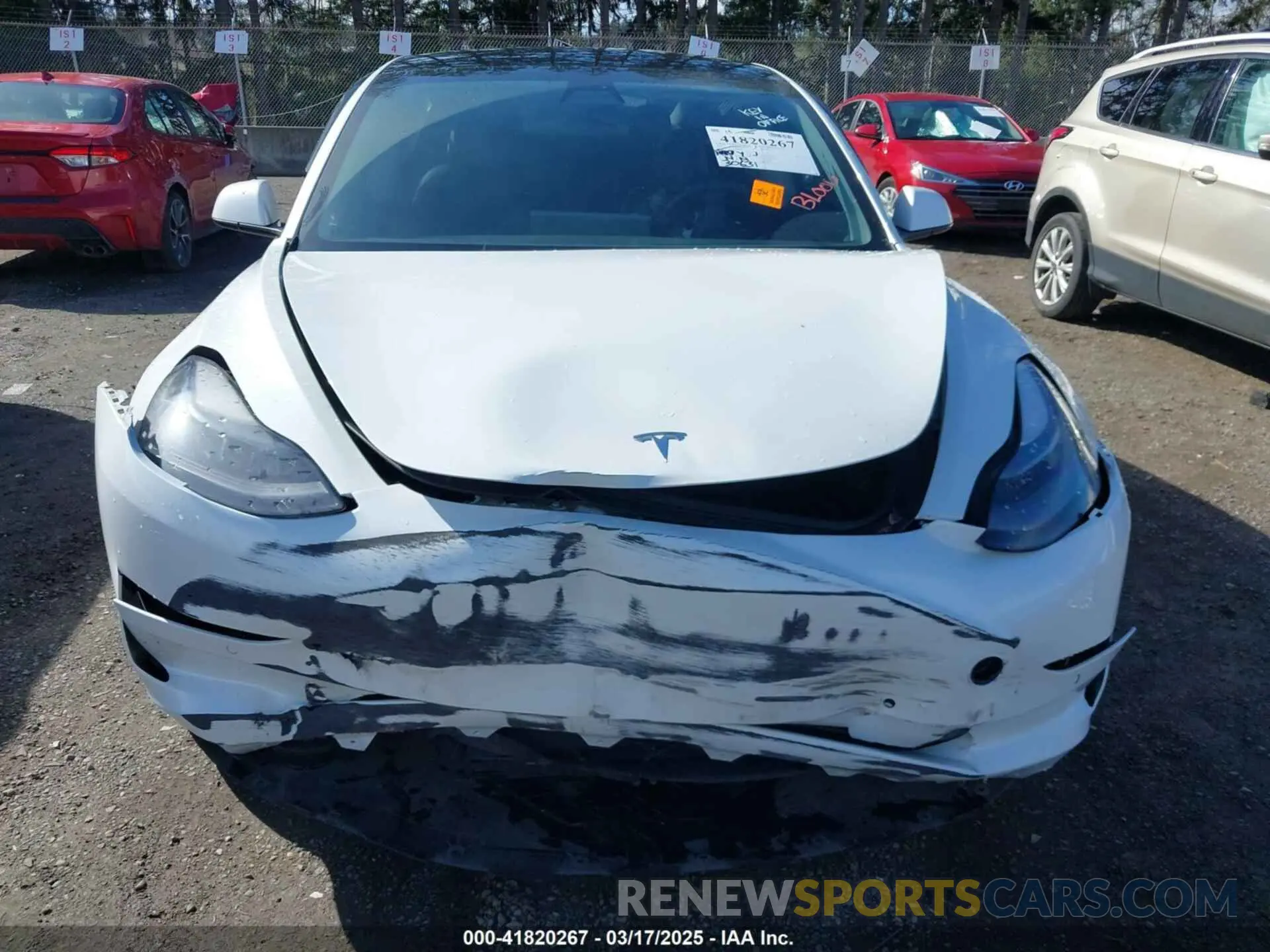 6 Photograph of a damaged car 5YJ3E1EA0MF062074 TESLA MODEL 3 2021
