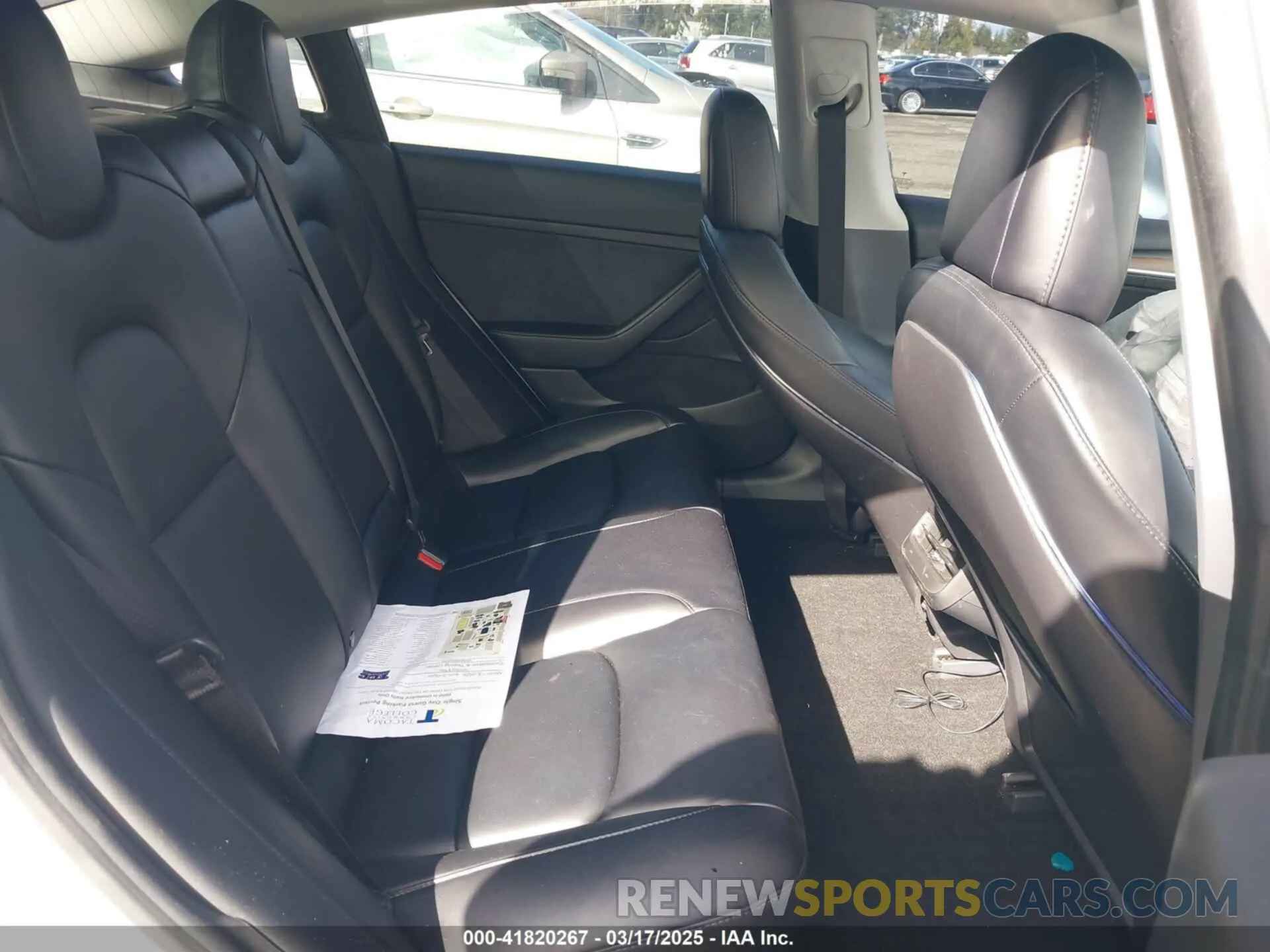 8 Photograph of a damaged car 5YJ3E1EA0MF062074 TESLA MODEL 3 2021