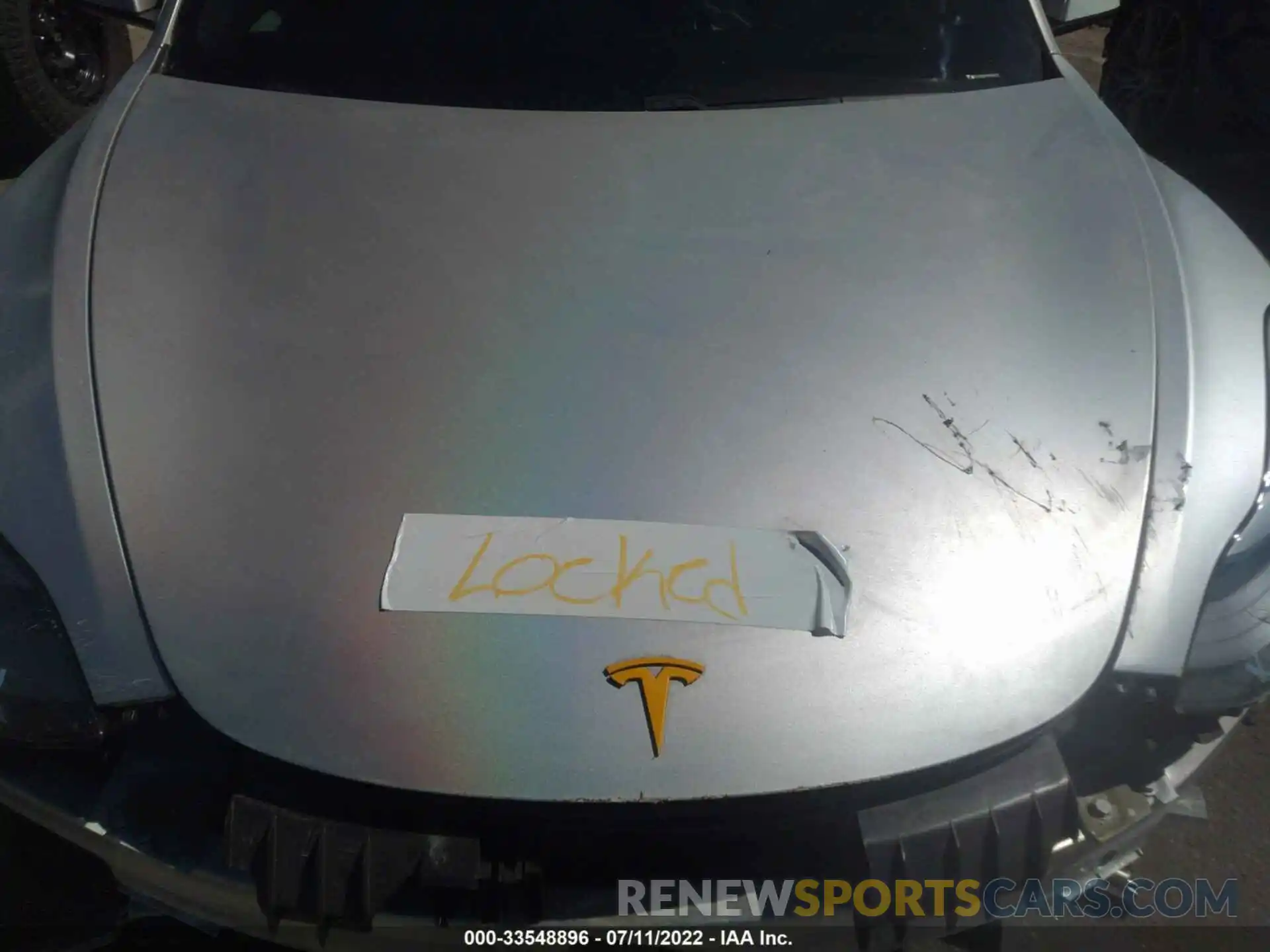 10 Photograph of a damaged car 5YJ3E1EA0MF066075 TESLA MODEL 3 2021