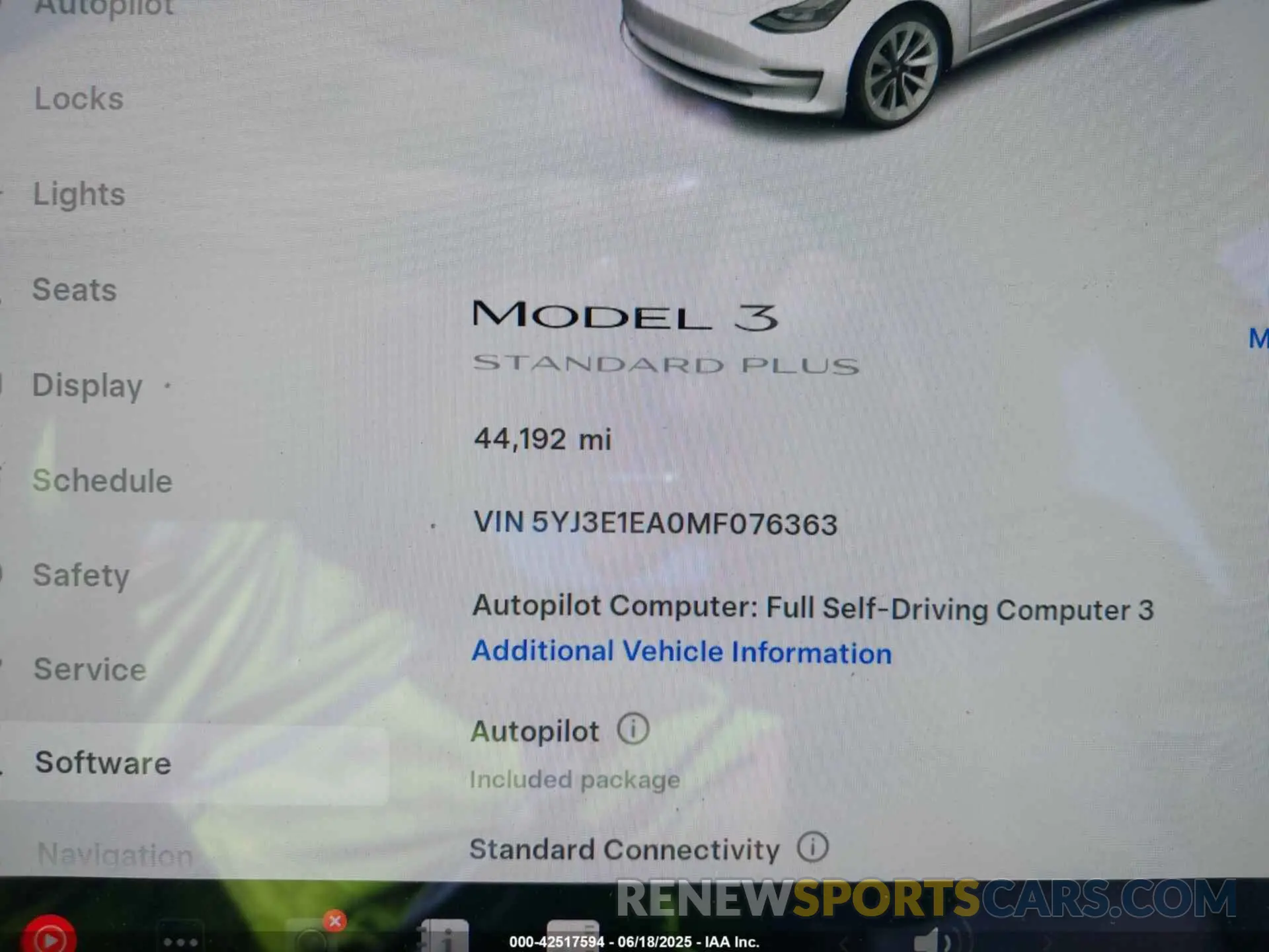 16 Photograph of a damaged car 5YJ3E1EA0MF076363 TESLA MODEL 3 2021