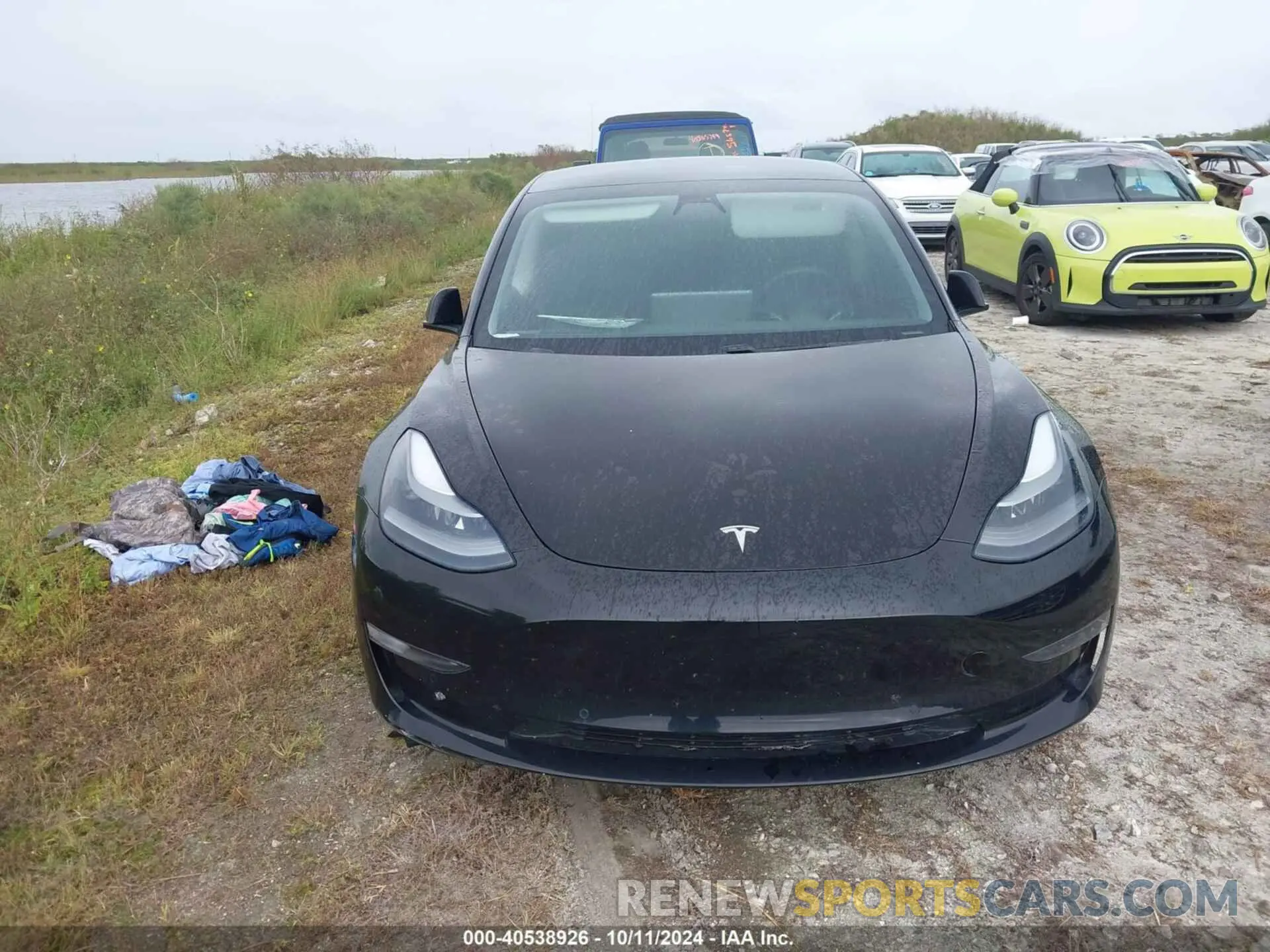 6 Photograph of a damaged car 5YJ3E1EA0MF077805 TESLA MODEL 3 2021