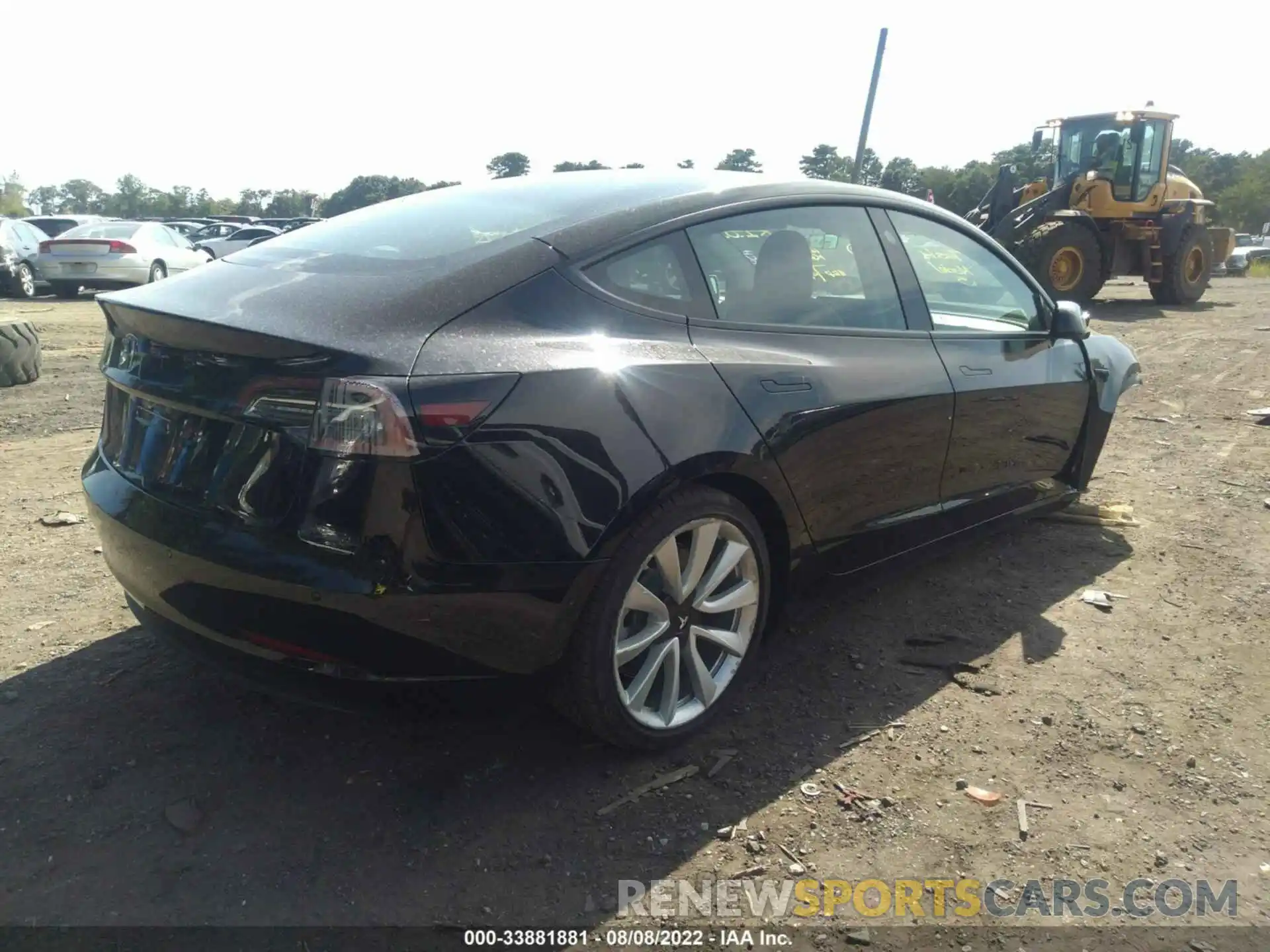 4 Photograph of a damaged car 5YJ3E1EA0MF083202 TESLA MODEL 3 2021