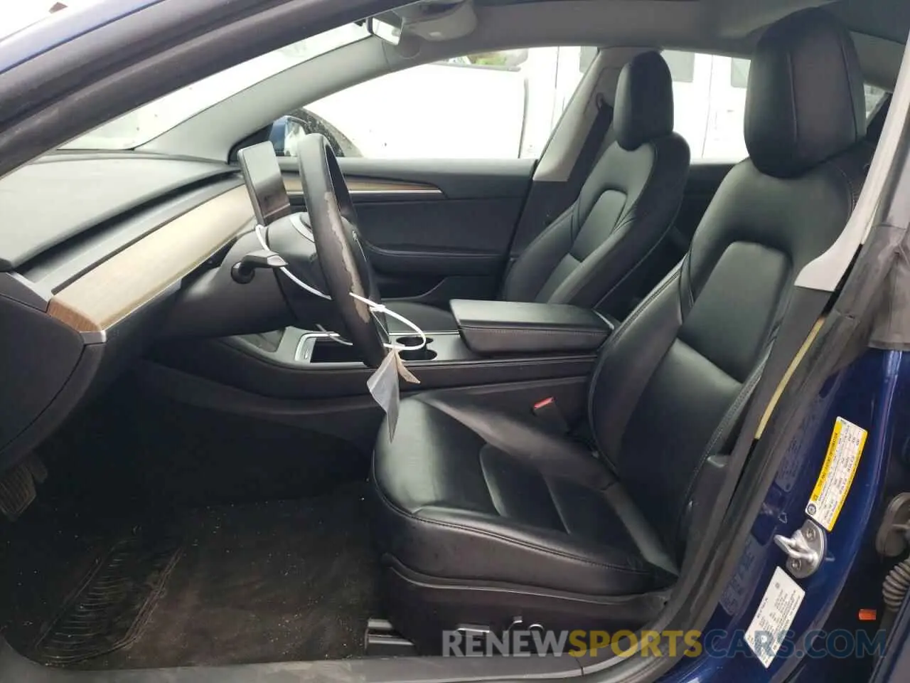 7 Photograph of a damaged car 5YJ3E1EA0MF092904 TESLA MODEL 3 2021