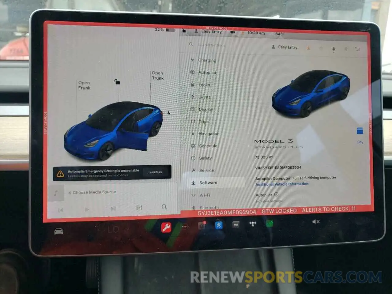 9 Photograph of a damaged car 5YJ3E1EA0MF092904 TESLA MODEL 3 2021