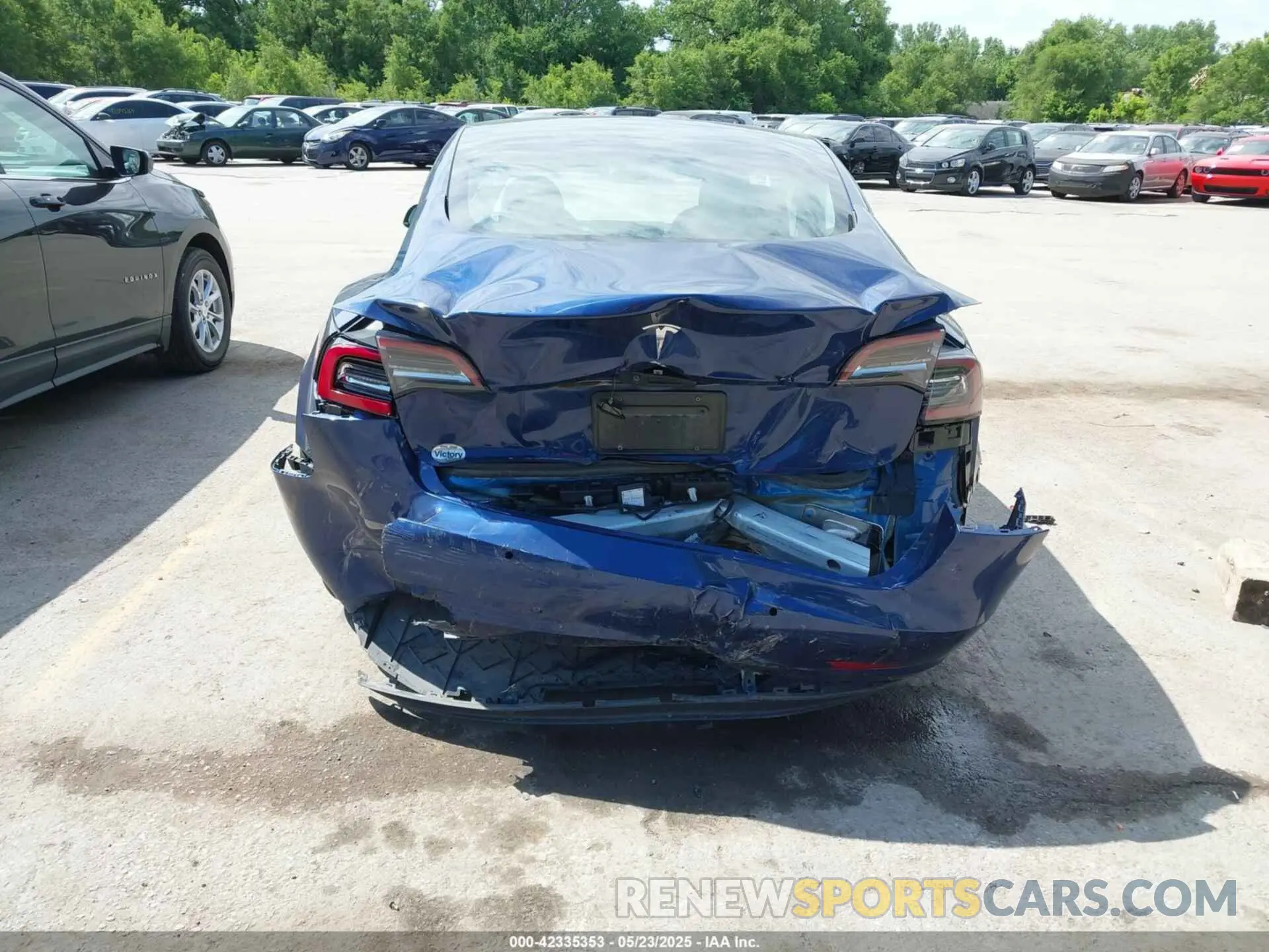 6 Photograph of a damaged car 5YJ3E1EA0MF095186 TESLA MODEL 3 2021