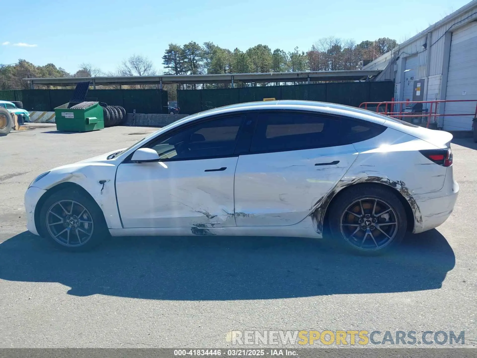 13 Photograph of a damaged car 5YJ3E1EA0MF097617 TESLA MODEL 3 2021