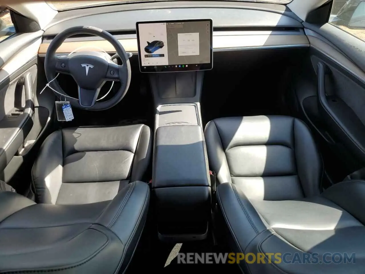 8 Photograph of a damaged car 5YJ3E1EA0MF097746 TESLA MODEL 3 2021