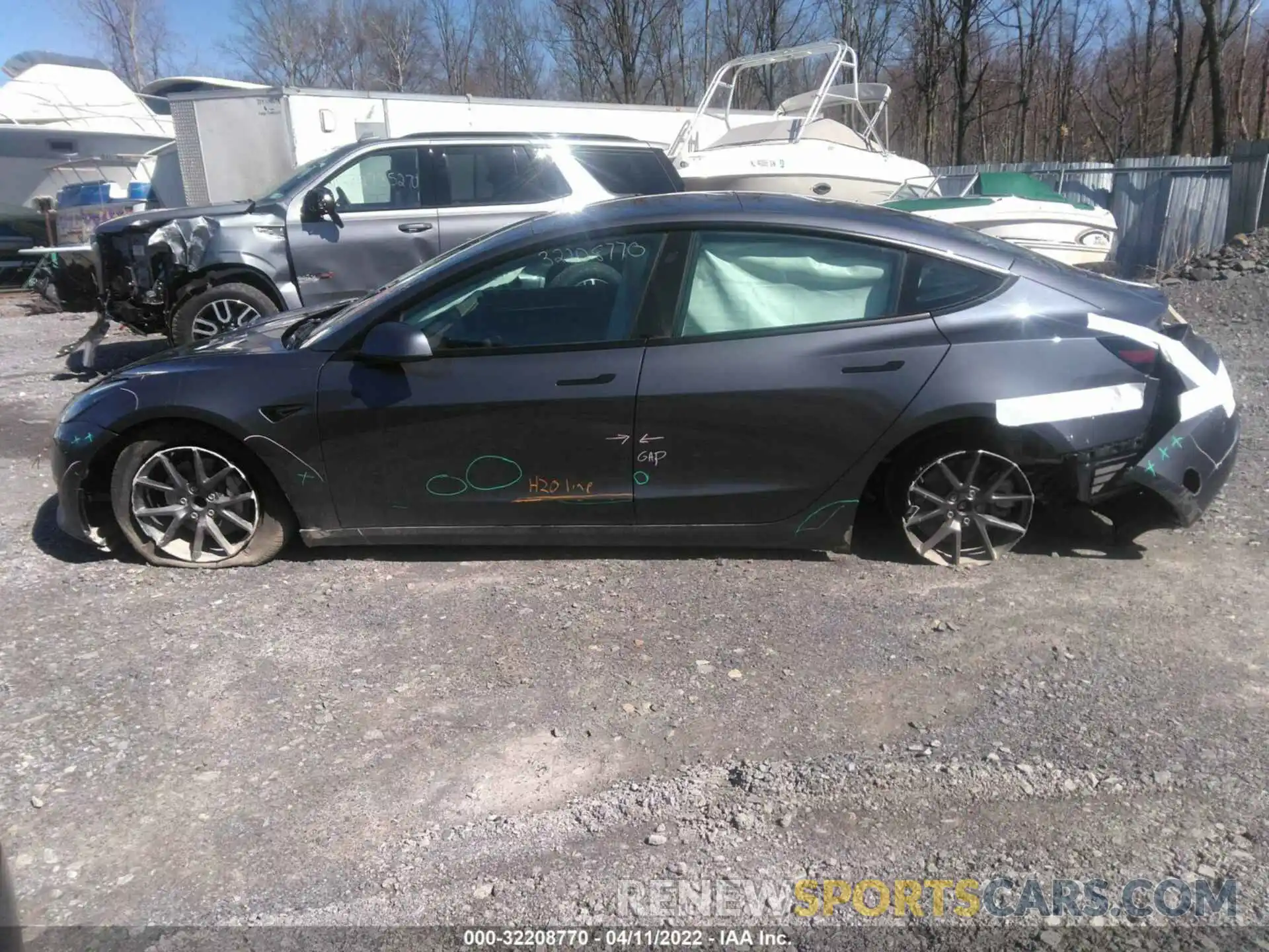 6 Photograph of a damaged car 5YJ3E1EA0MF098881 TESLA MODEL 3 2021