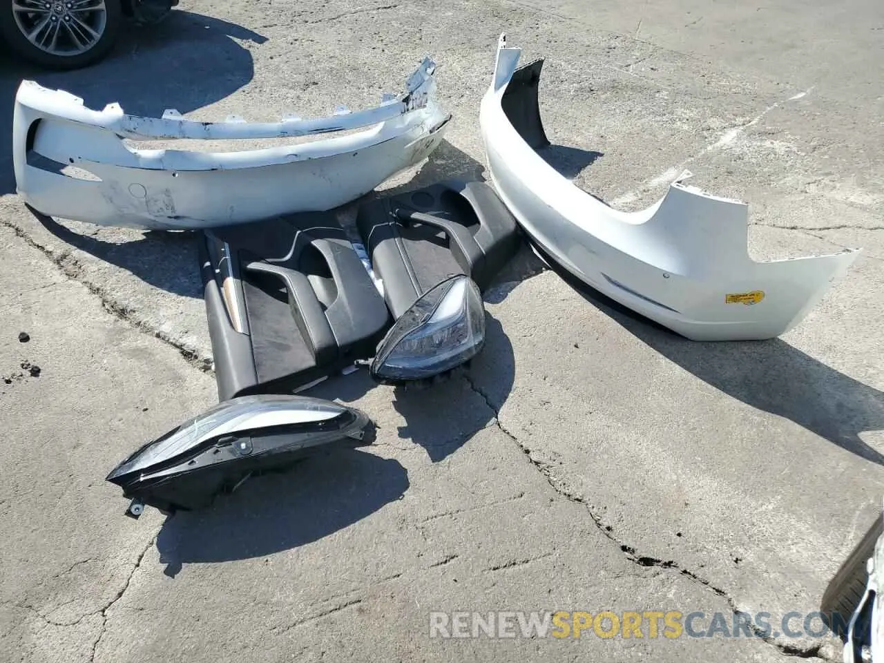 12 Photograph of a damaged car 5YJ3E1EA0MF100418 TESLA MODEL 3 2021