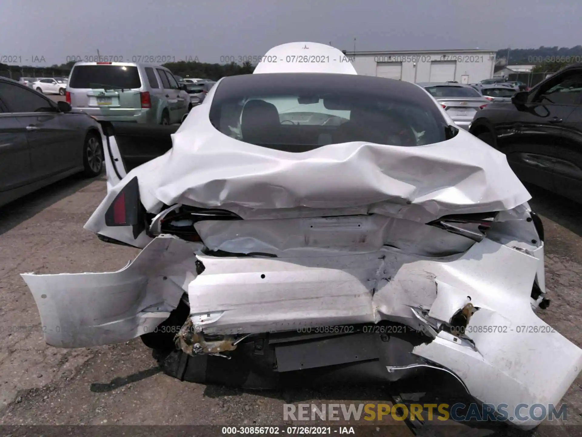 6 Photograph of a damaged car 5YJ3E1EA0MF838235 TESLA MODEL 3 2021