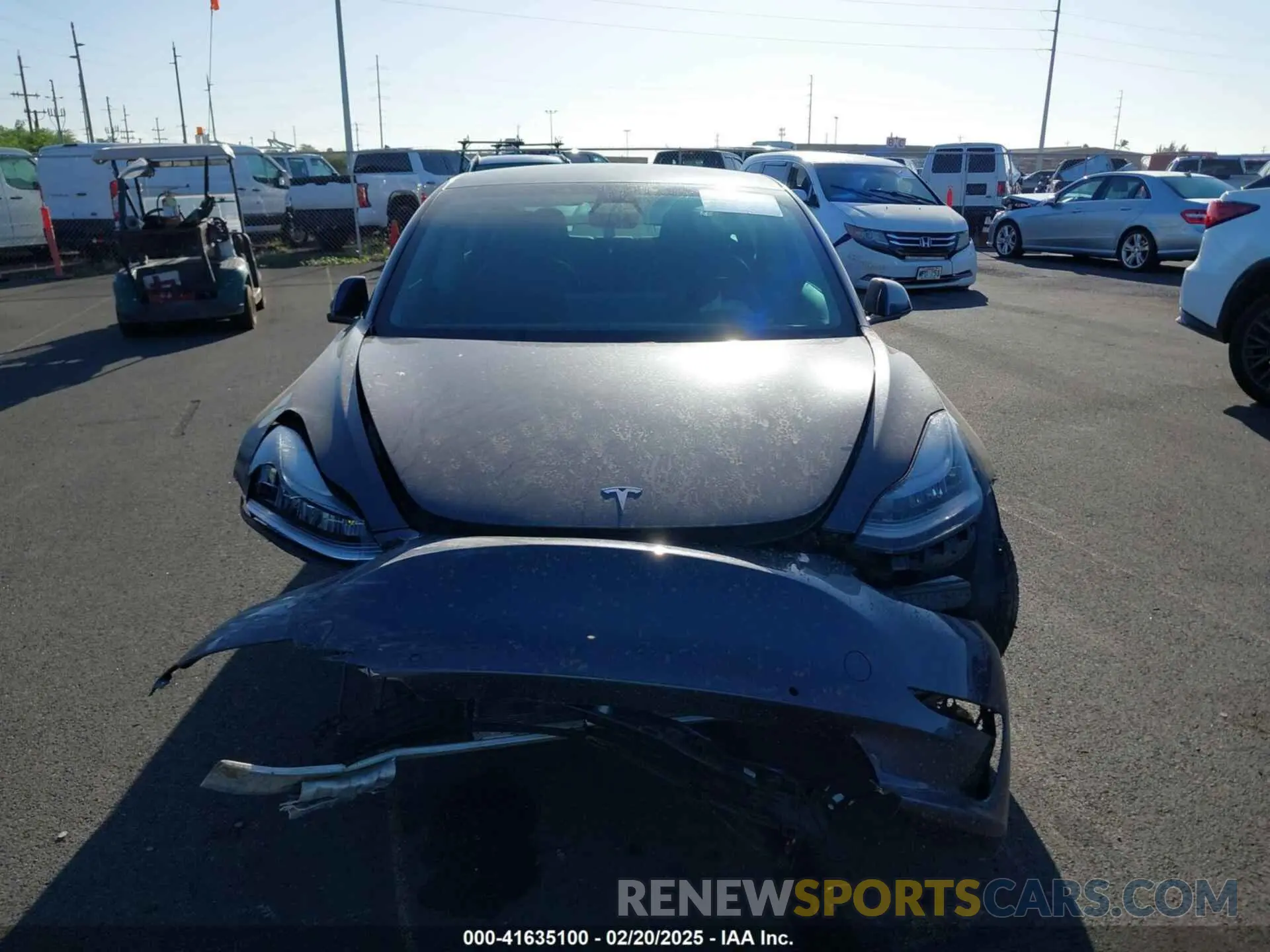 12 Photograph of a damaged car 5YJ3E1EA0MF850935 TESLA MODEL 3 2021