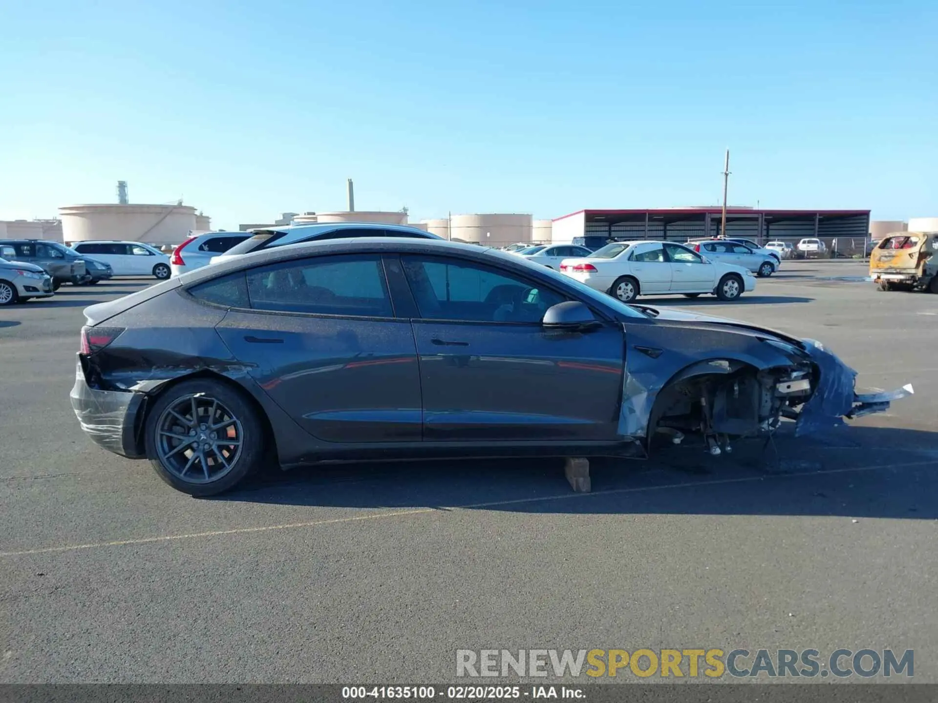 13 Photograph of a damaged car 5YJ3E1EA0MF850935 TESLA MODEL 3 2021