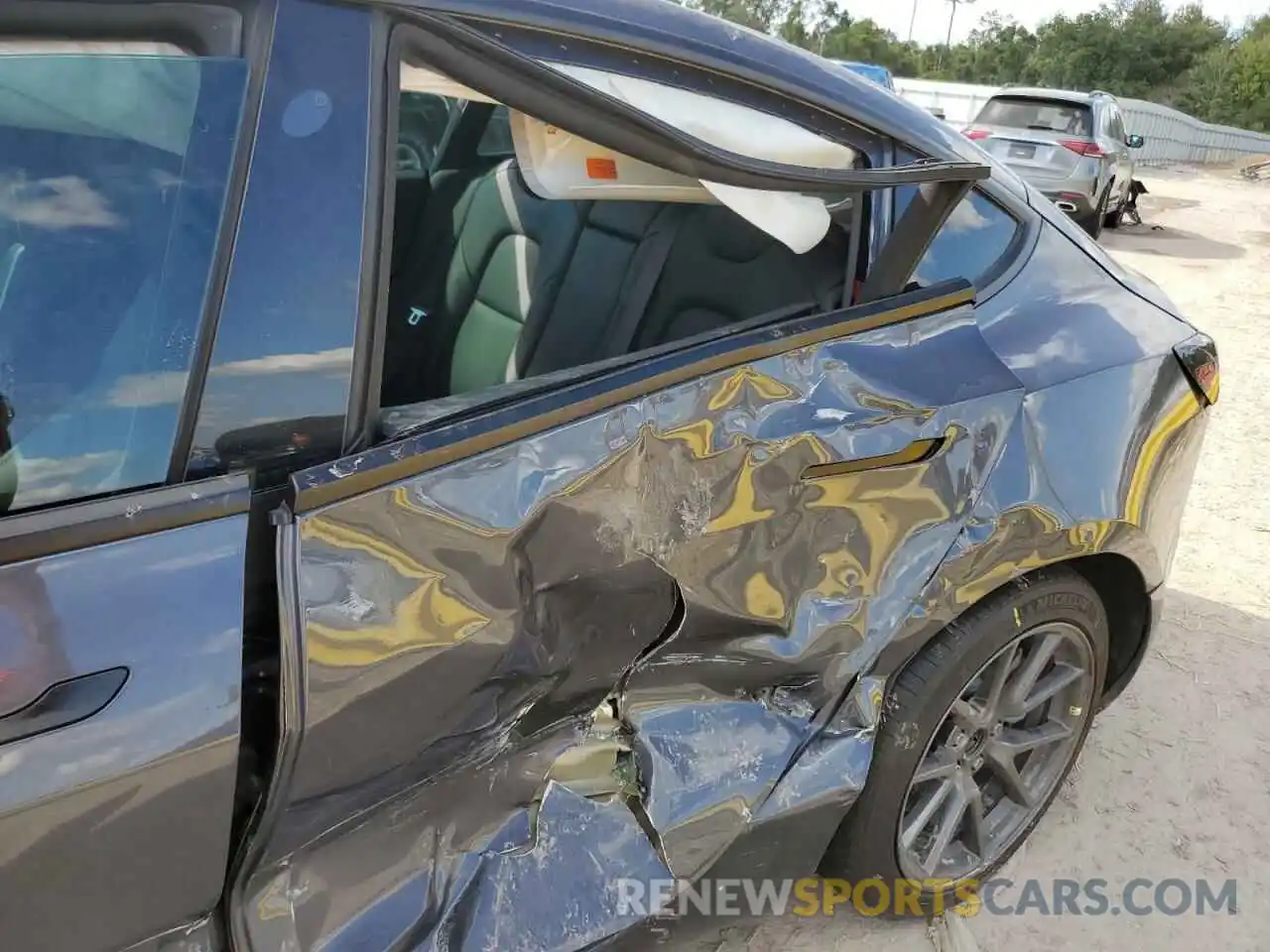 9 Photograph of a damaged car 5YJ3E1EA0MF851700 TESLA MODEL 3 2021