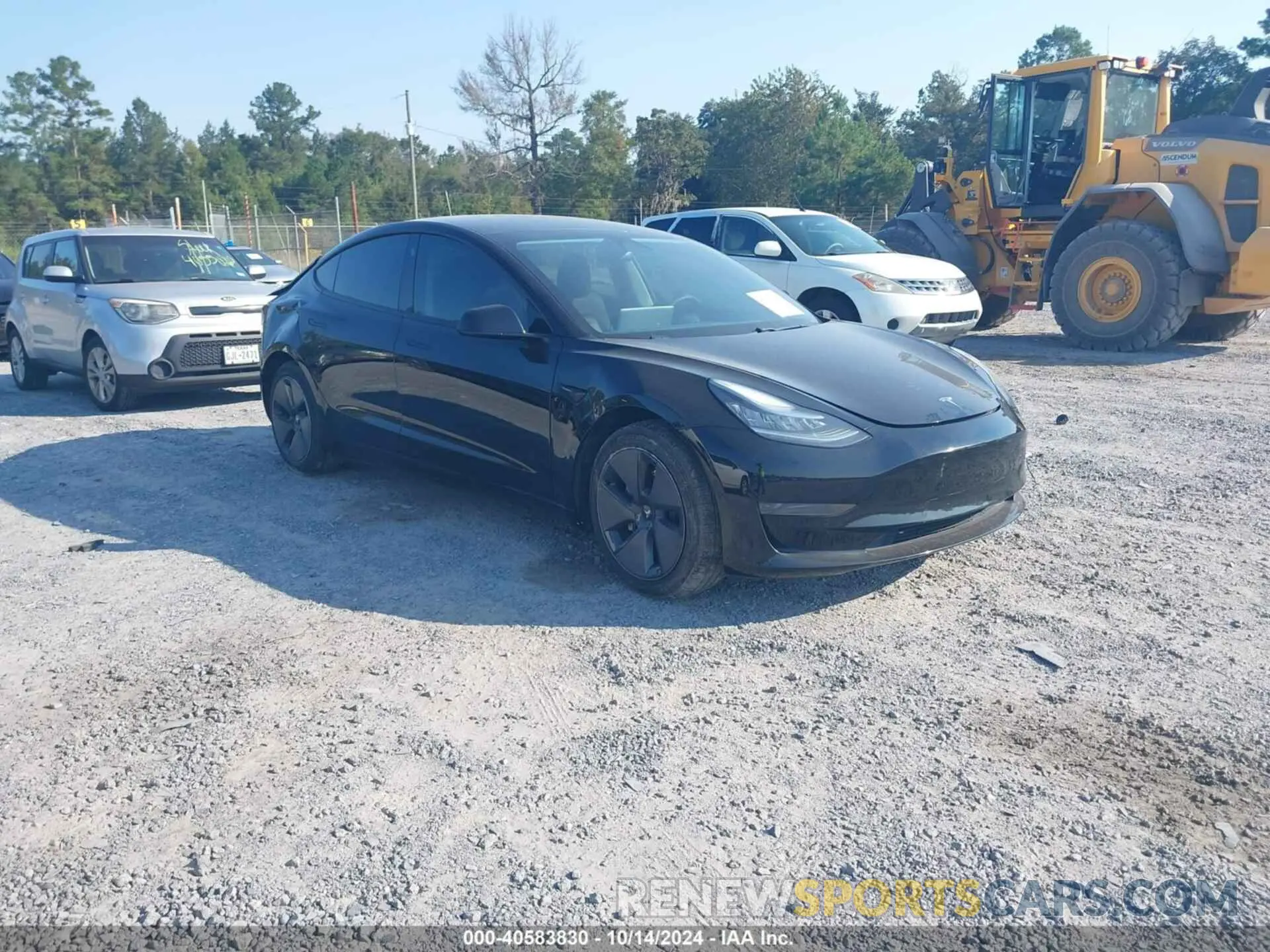 1 Photograph of a damaged car 5YJ3E1EA0MF853950 TESLA MODEL 3 2021
