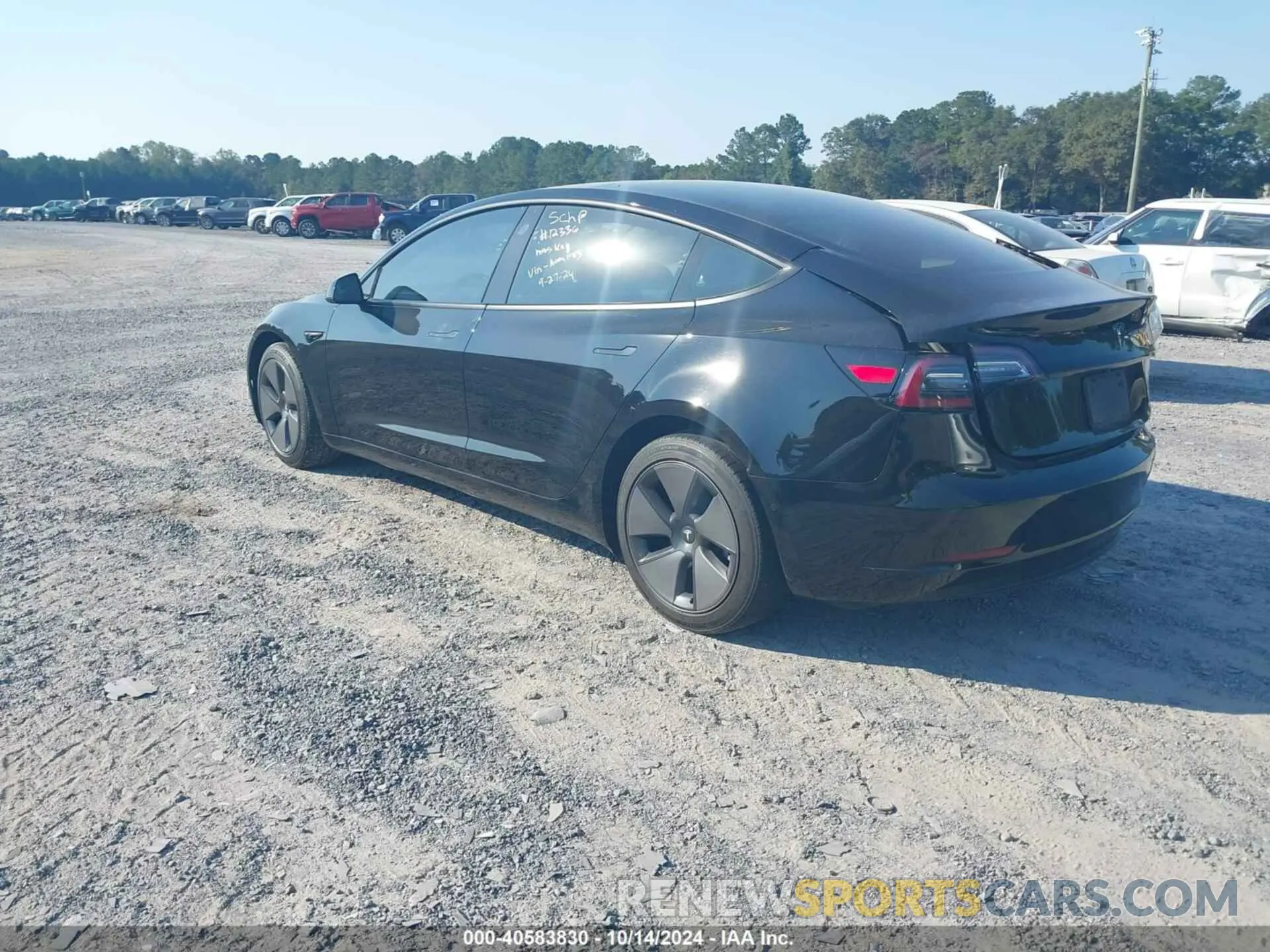 3 Photograph of a damaged car 5YJ3E1EA0MF853950 TESLA MODEL 3 2021