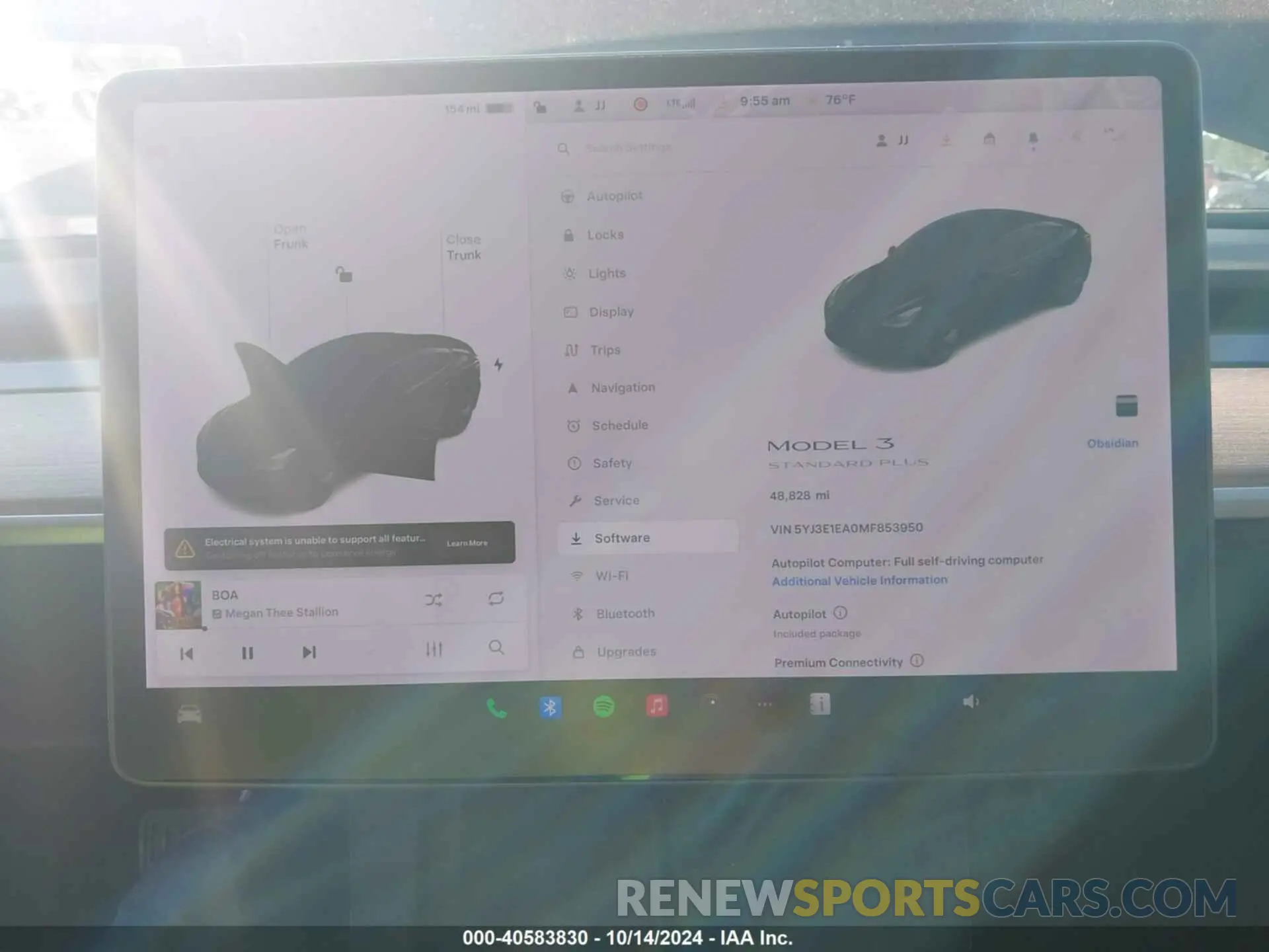 7 Photograph of a damaged car 5YJ3E1EA0MF853950 TESLA MODEL 3 2021