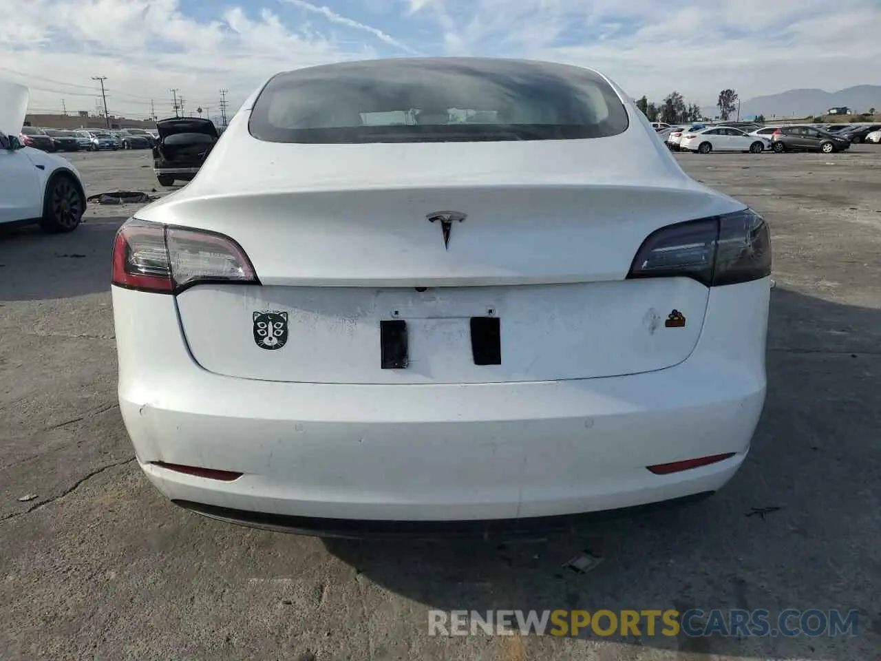 6 Photograph of a damaged car 5YJ3E1EA0MF858839 TESLA MODEL 3 2021
