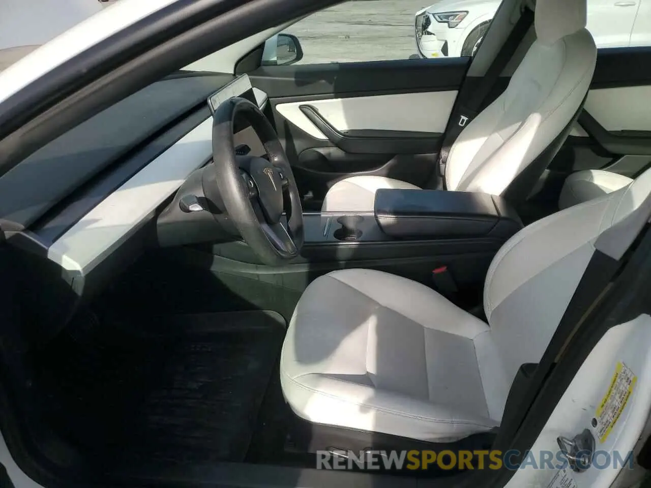 7 Photograph of a damaged car 5YJ3E1EA0MF858839 TESLA MODEL 3 2021