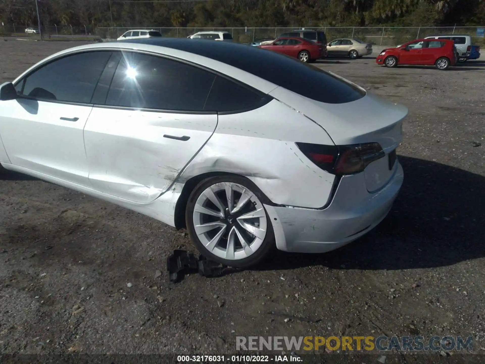 6 Photograph of a damaged car 5YJ3E1EA0MF870361 TESLA MODEL 3 2021