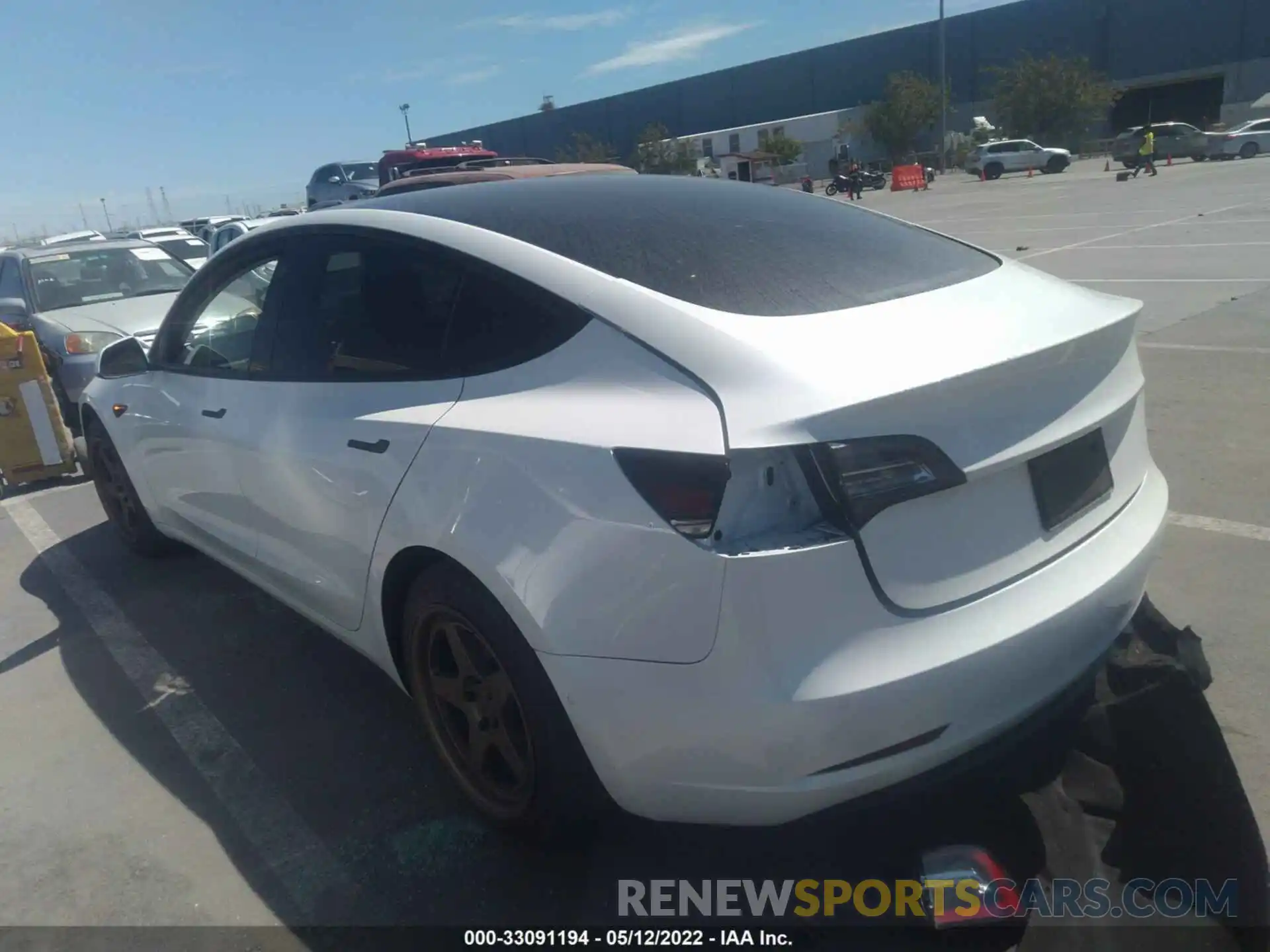 3 Photograph of a damaged car 5YJ3E1EA0MF874183 TESLA MODEL 3 2021