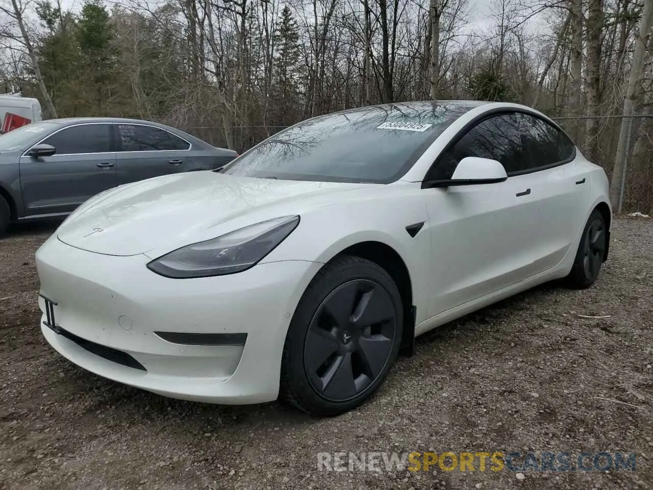 1 Photograph of a damaged car 5YJ3E1EA0MF906162 TESLA MODEL 3 2021