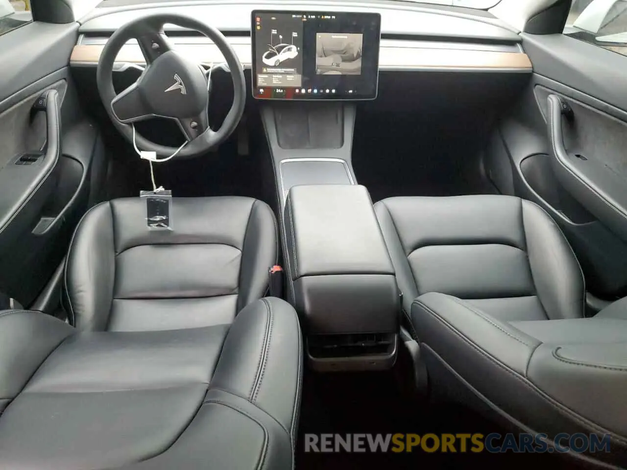 8 Photograph of a damaged car 5YJ3E1EA0MF906162 TESLA MODEL 3 2021