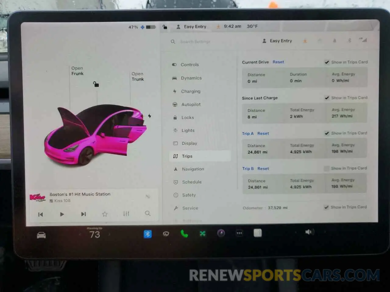 9 Photograph of a damaged car 5YJ3E1EA0MF907358 TESLA MODEL 3 2021