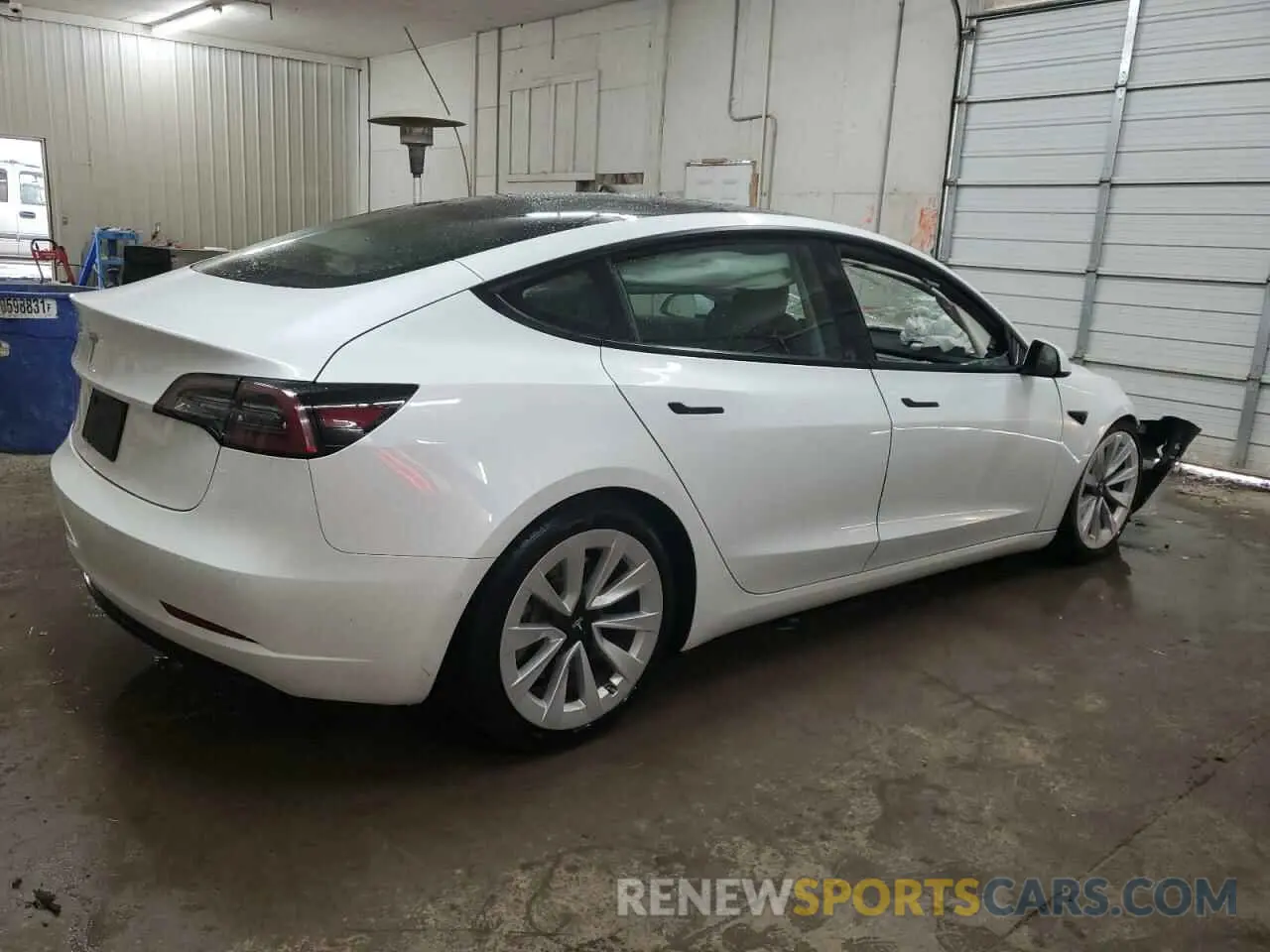 3 Photograph of a damaged car 5YJ3E1EA0MF913466 TESLA MODEL 3 2021