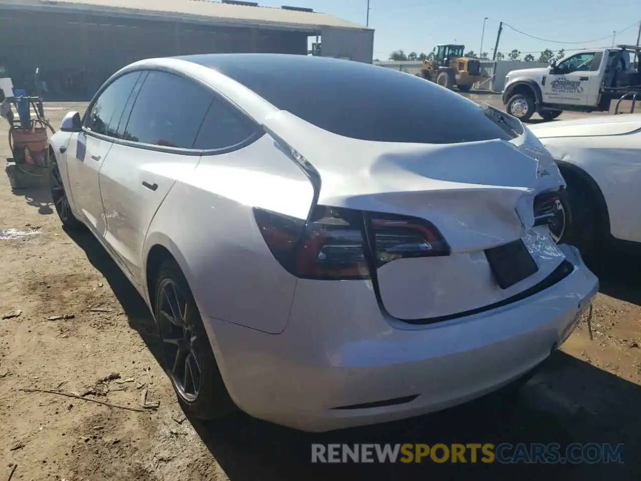 3 Photograph of a damaged car 5YJ3E1EA0MF918537 TESLA MODEL 3 2021