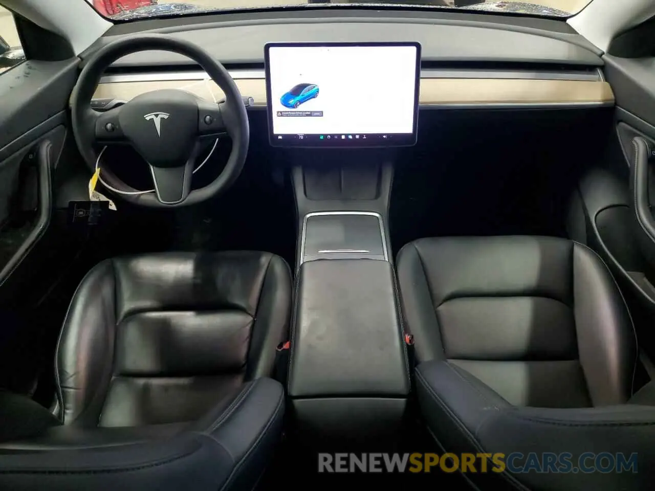 8 Photograph of a damaged car 5YJ3E1EA0MF922796 TESLA MODEL 3 2021