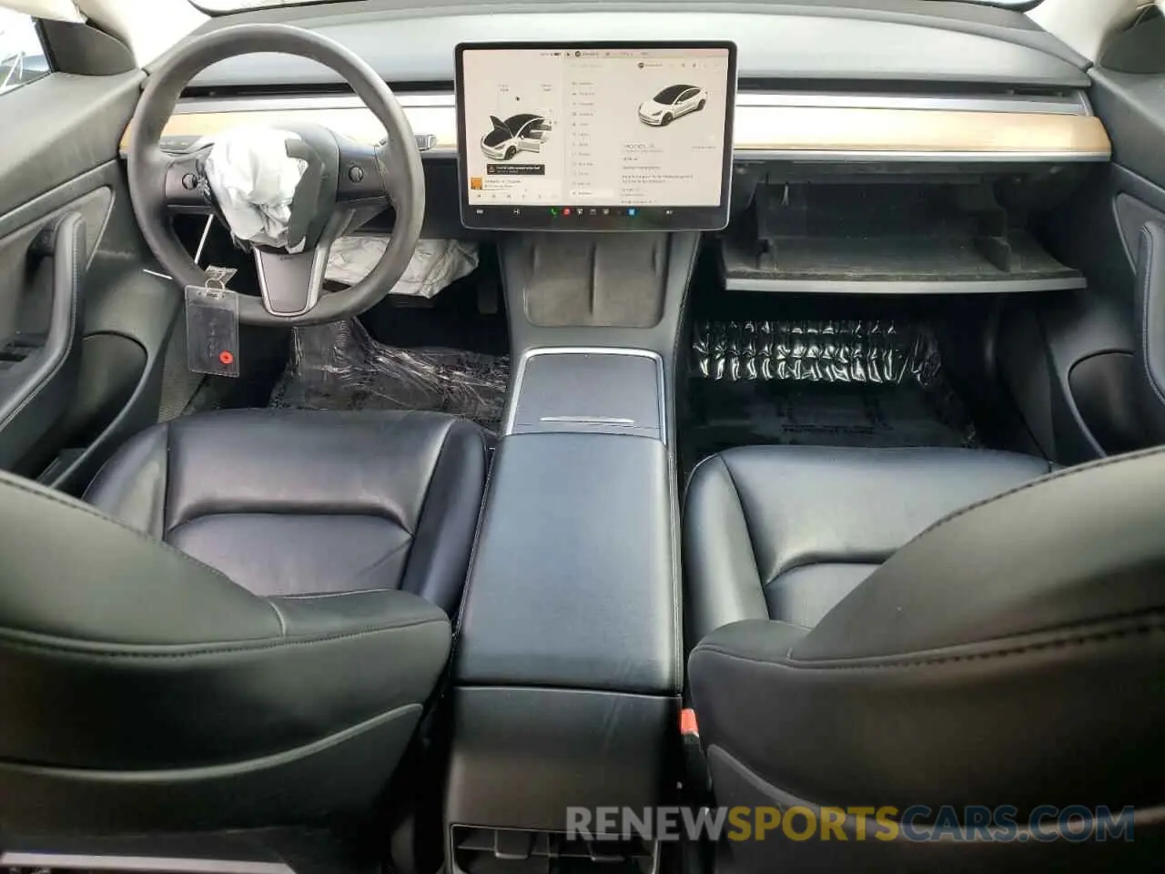 8 Photograph of a damaged car 5YJ3E1EA0MF939730 TESLA MODEL 3 2021