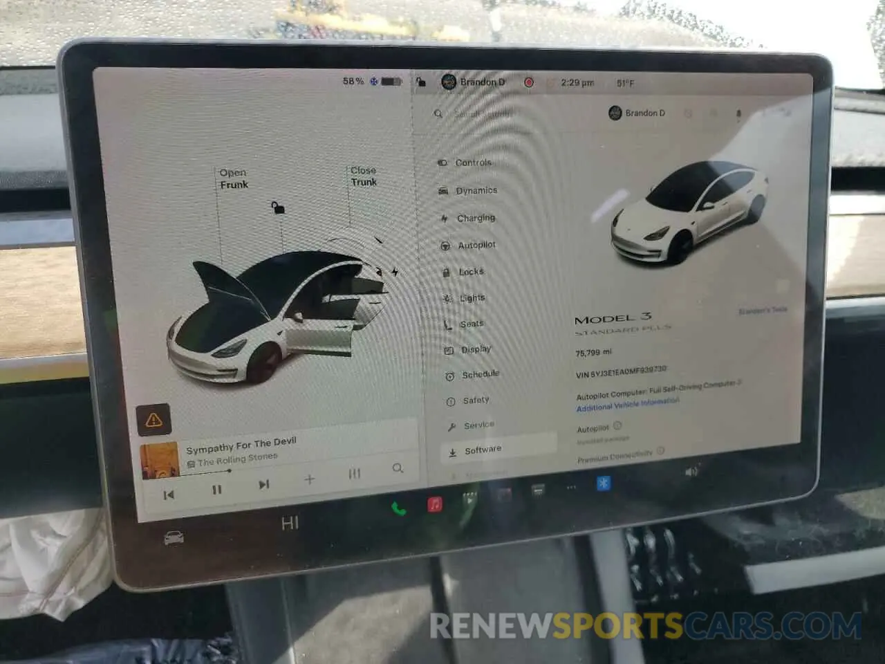 9 Photograph of a damaged car 5YJ3E1EA0MF939730 TESLA MODEL 3 2021