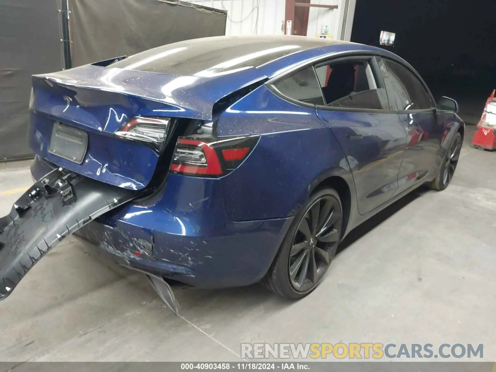 4 Photograph of a damaged car 5YJ3E1EA0MF940179 TESLA MODEL 3 2021