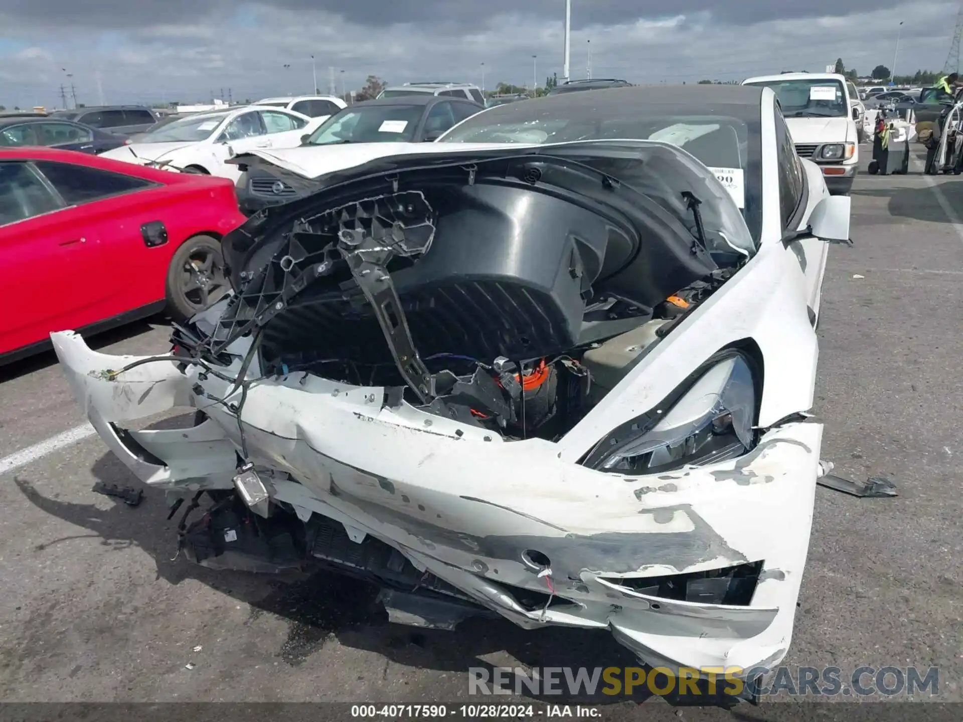 6 Photograph of a damaged car 5YJ3E1EA0MF940540 TESLA MODEL 3 2021