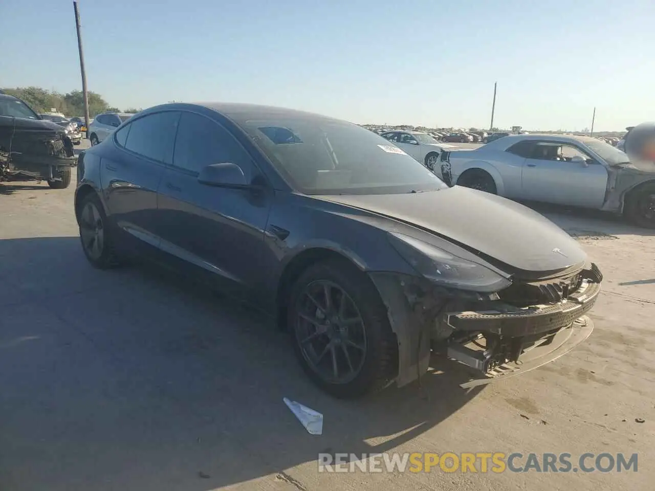 4 Photograph of a damaged car 5YJ3E1EA0MF976700 TESLA MODEL 3 2021