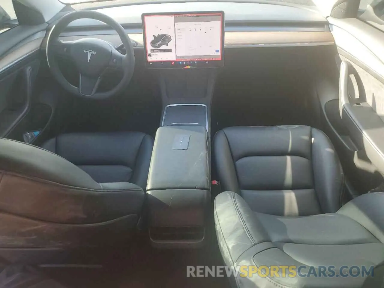 8 Photograph of a damaged car 5YJ3E1EA0MF976700 TESLA MODEL 3 2021