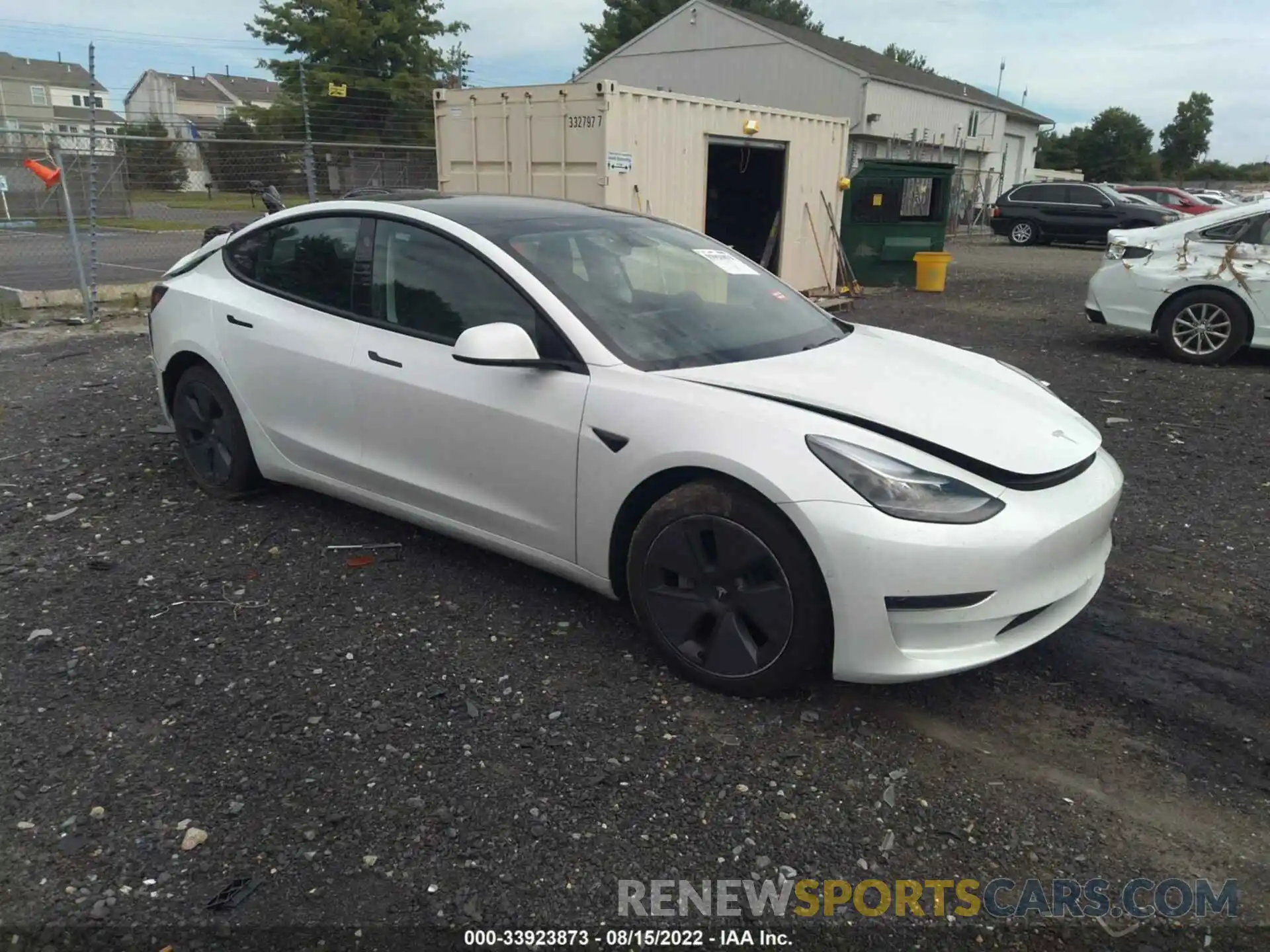 1 Photograph of a damaged car 5YJ3E1EA0MF992119 TESLA MODEL 3 2021