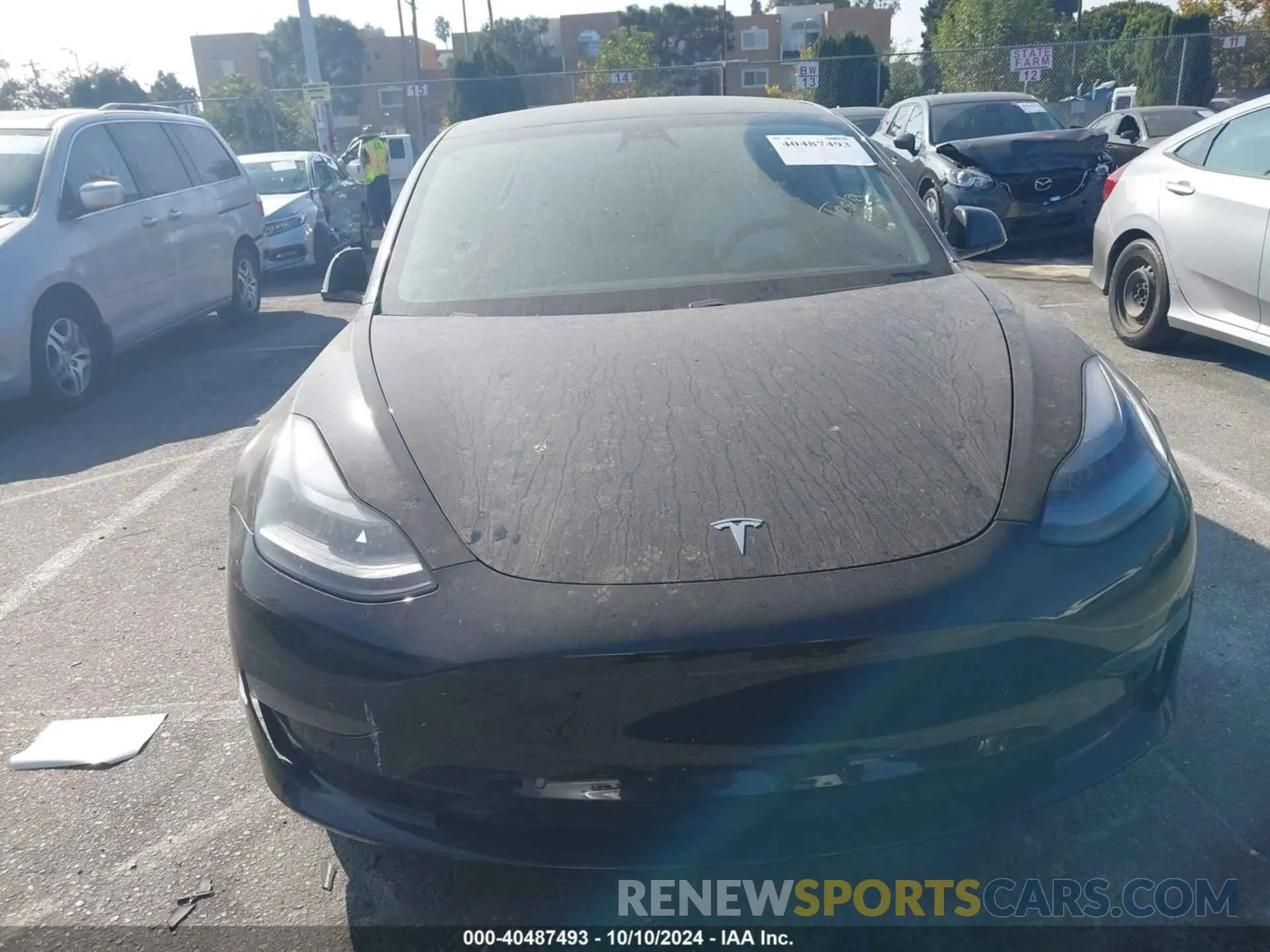 11 Photograph of a damaged car 5YJ3E1EA1MF000618 TESLA MODEL 3 2021