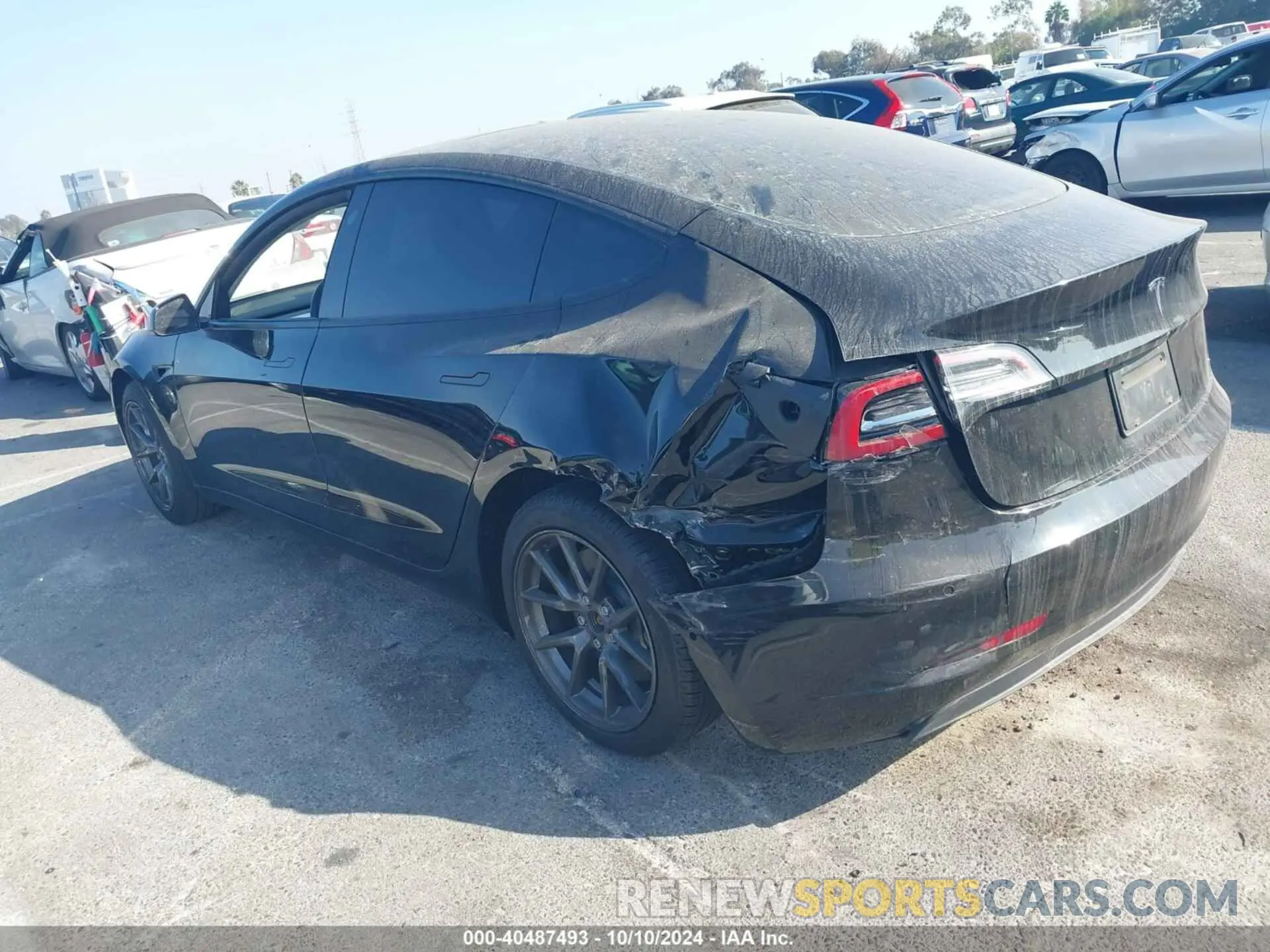3 Photograph of a damaged car 5YJ3E1EA1MF000618 TESLA MODEL 3 2021