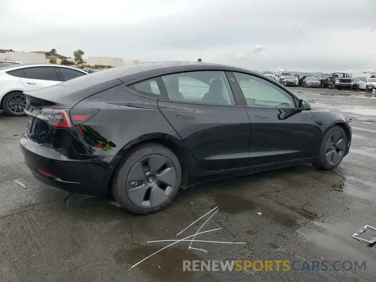 3 Photograph of a damaged car 5YJ3E1EA1MF002207 TESLA MODEL 3 2021