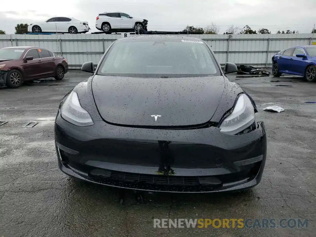 5 Photograph of a damaged car 5YJ3E1EA1MF002207 TESLA MODEL 3 2021