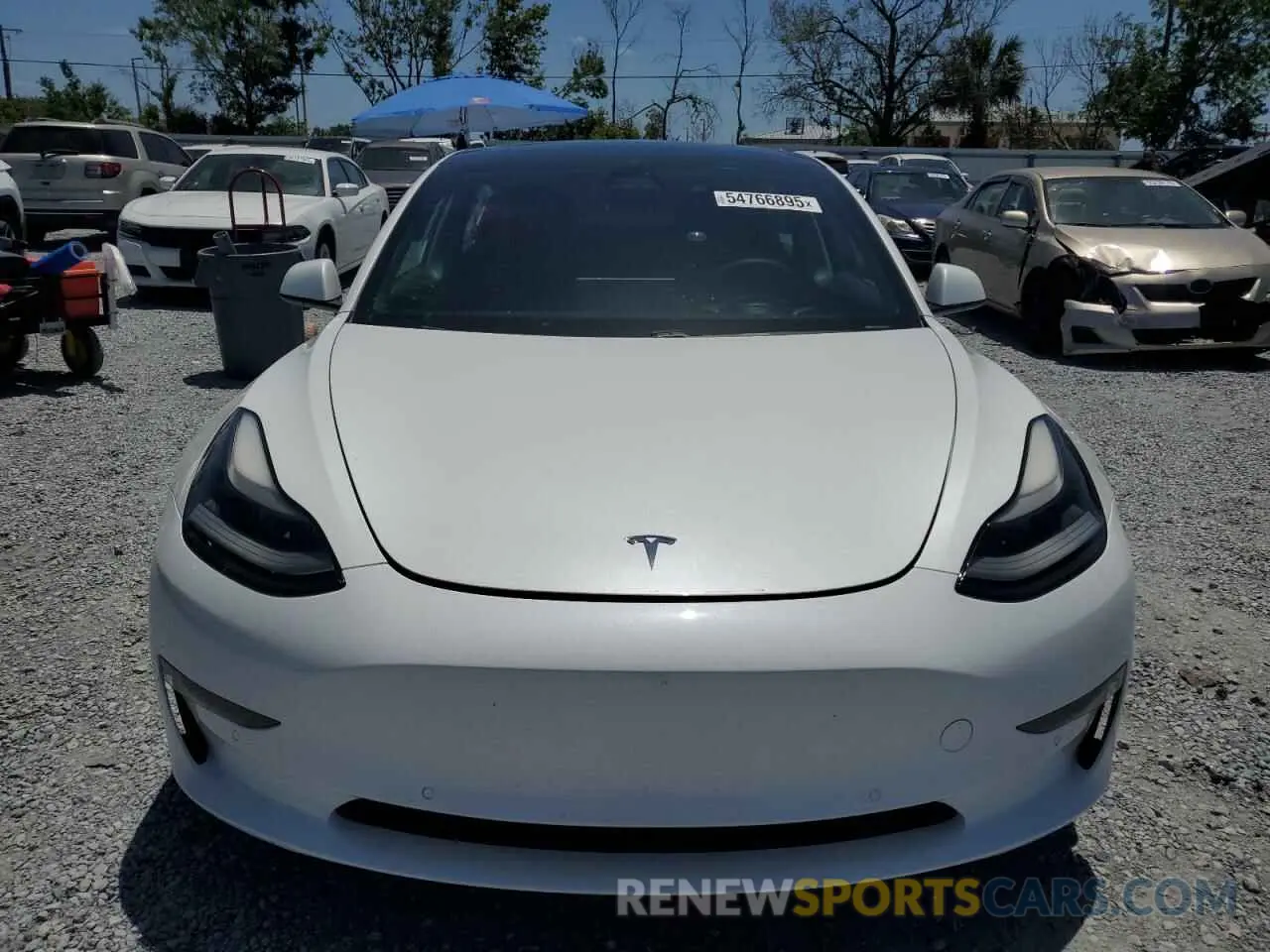 5 Photograph of a damaged car 5YJ3E1EA1MF031934 TESLA MODEL 3 2021