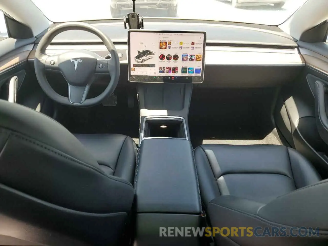 8 Photograph of a damaged car 5YJ3E1EA1MF031934 TESLA MODEL 3 2021